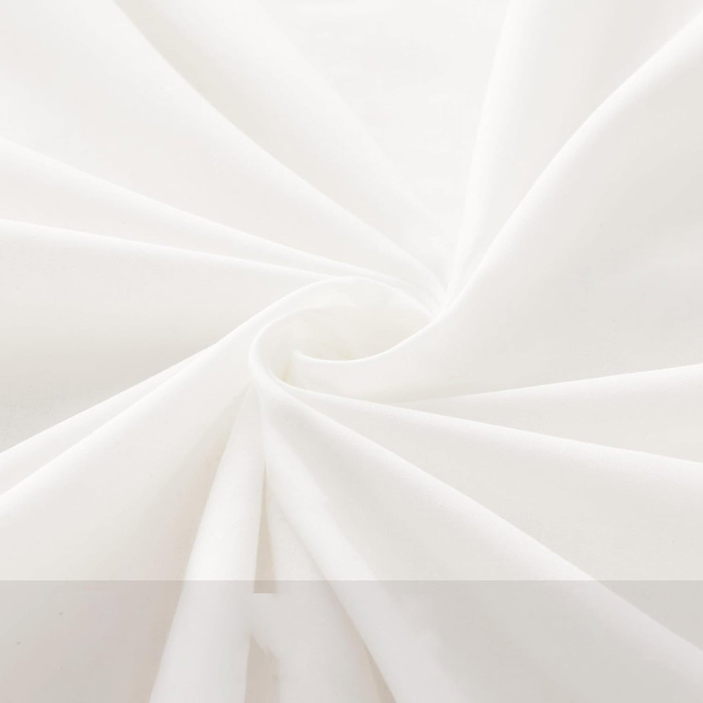 Envelope Closure Soft and Breathable 1000TC Cotton Blend Pillowcases - White