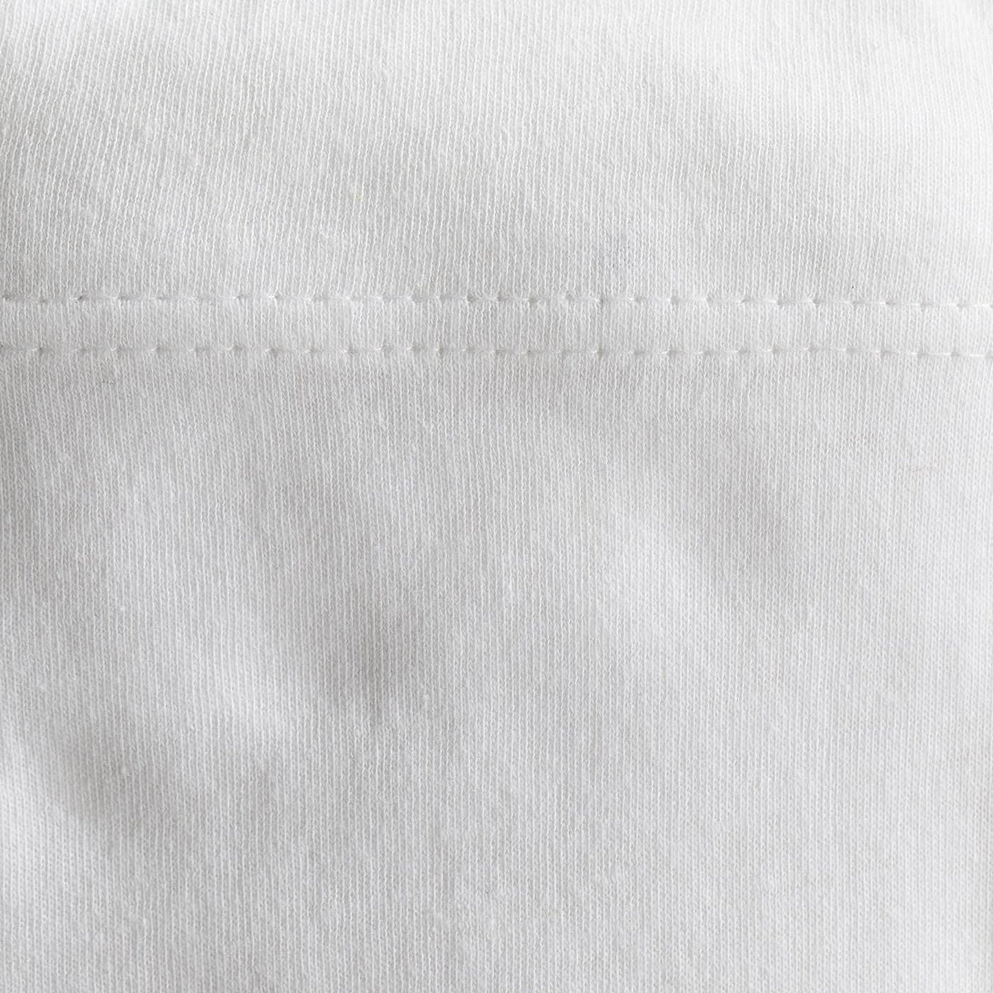 Flannel Cotton Jersey Bed Sheet Set - White