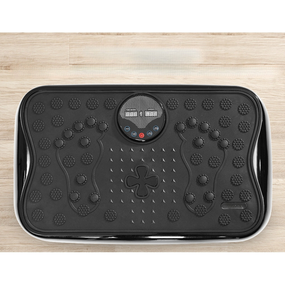 Vibration Machine Platform Plate Exercise Fit Gym Home - Red