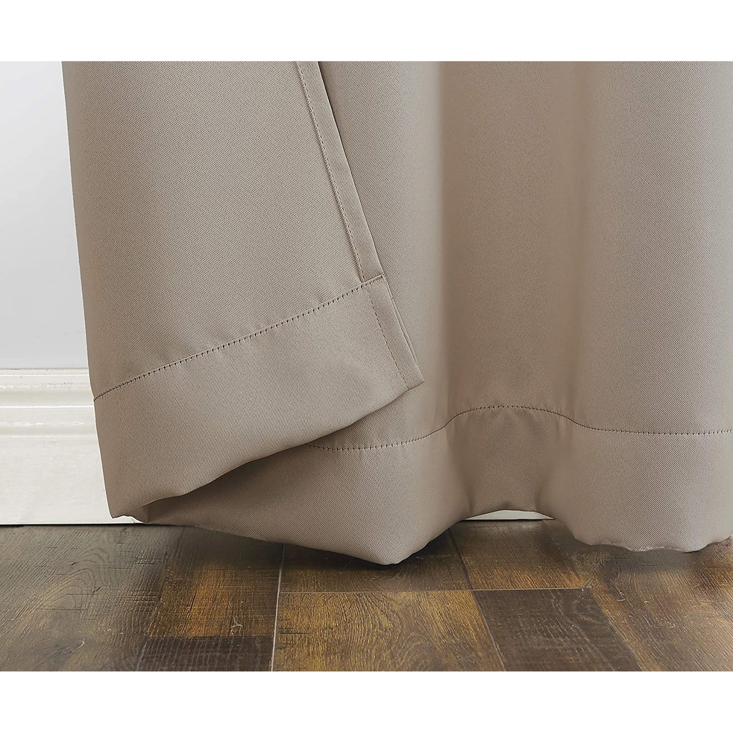 1pc Energy Saving Blackout Grommet Curtain Panel 40x108 Inches - Stone