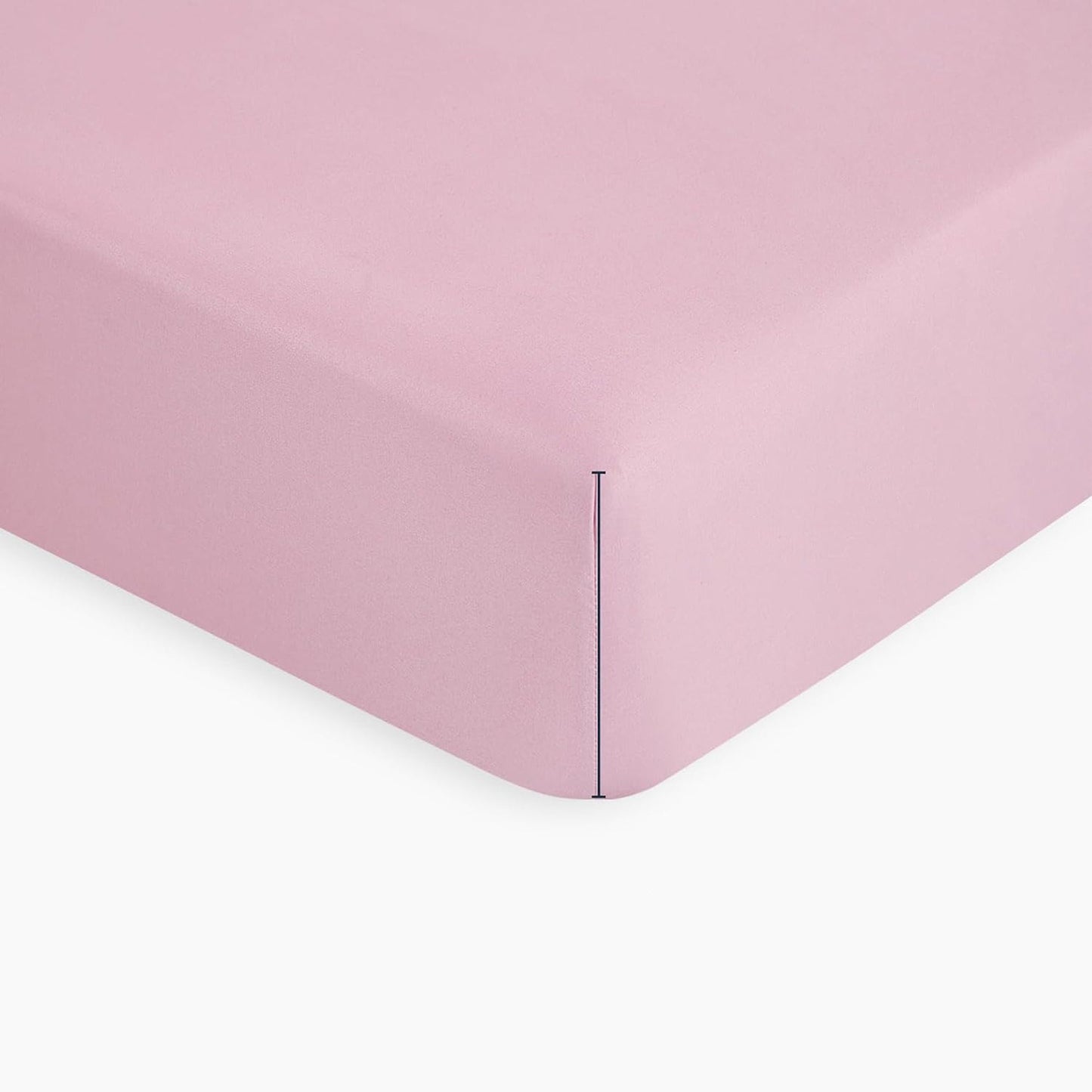 1000TC Ultra Soft Microfibre Extra Deep Fitted Sheet Set - Dusty Pink