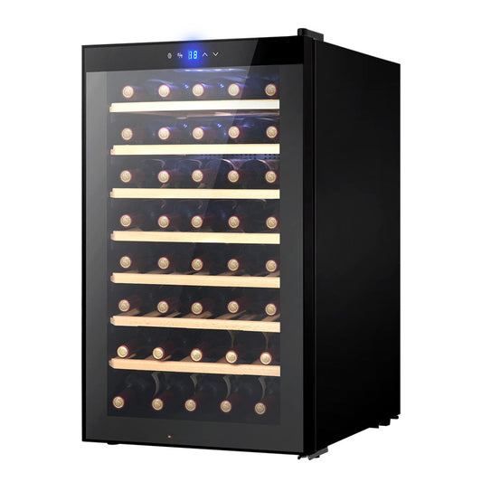 Wine Cooler Compressor Fridge Chiller Storage Cellar 51 Bottle Black