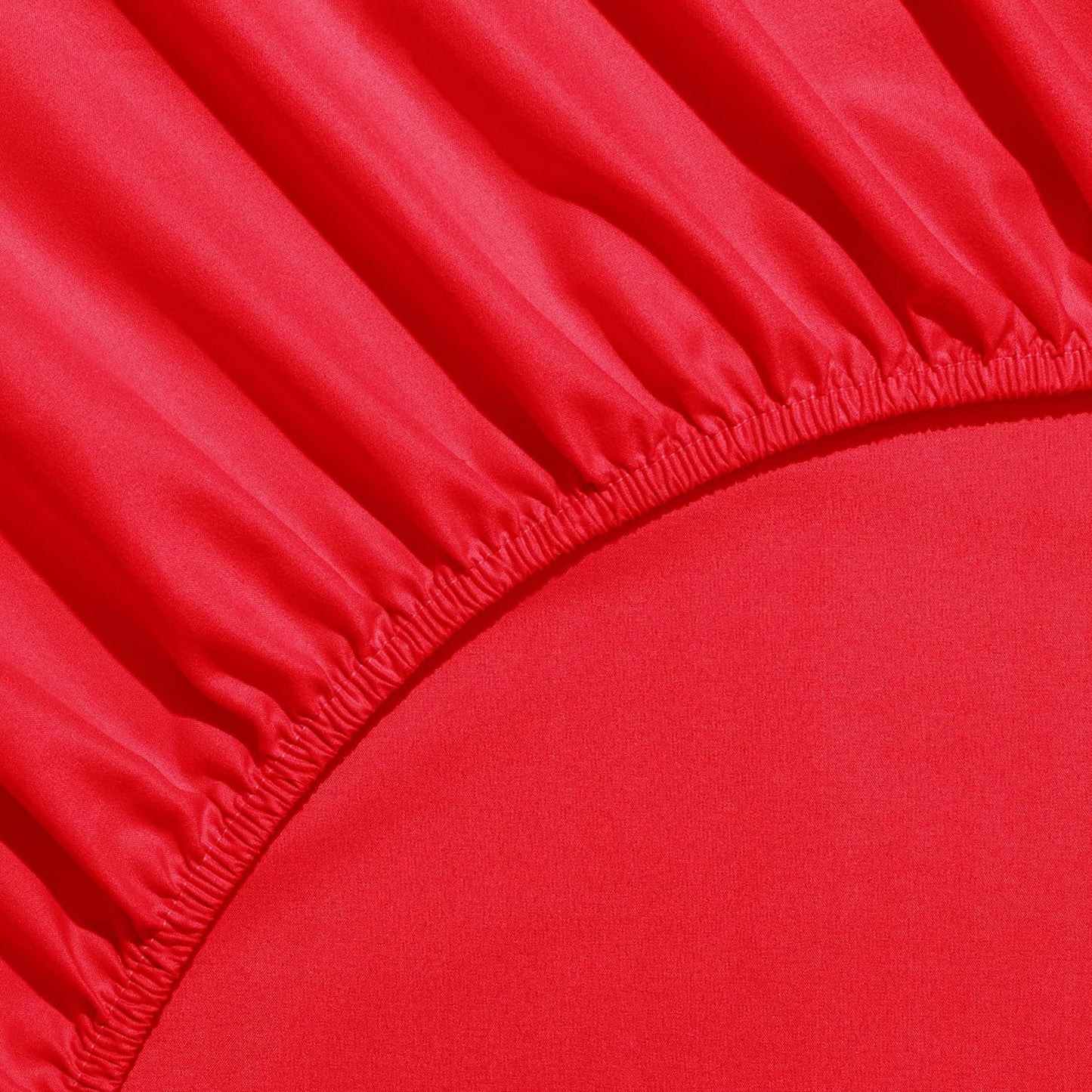 1500tc Ultra-Soft Breathable Microfibre Deep Pocket Bed Sheet Set - Red