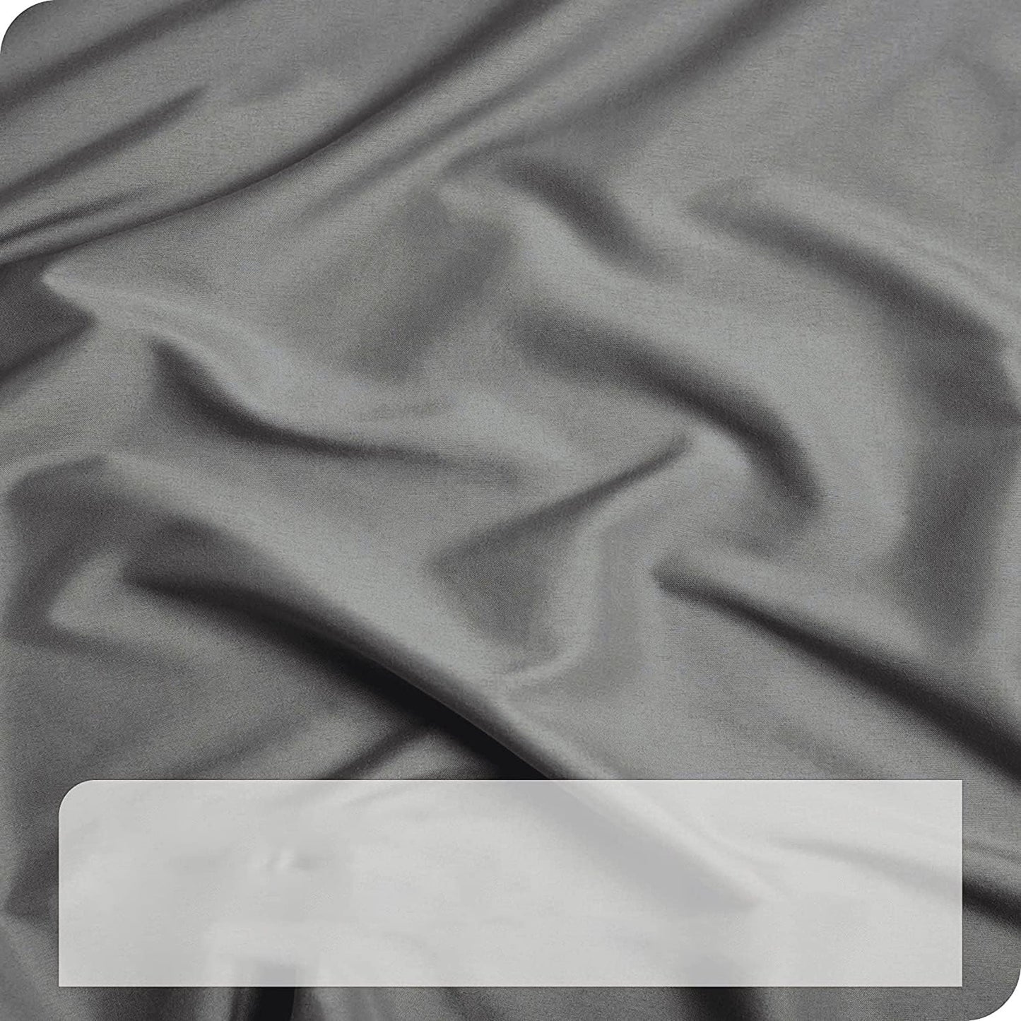 2000TC Breathable Microfibre Deep Pocket Bed Sheet Set - Grey