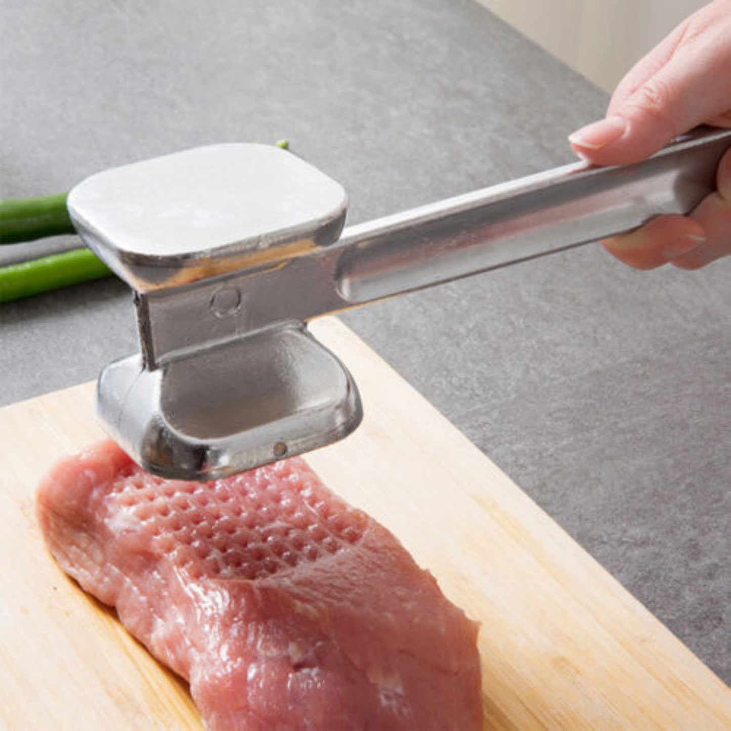 Aluminium Meat Tenderizer Hammer Metal Chicken Steak Kitchen Mallet