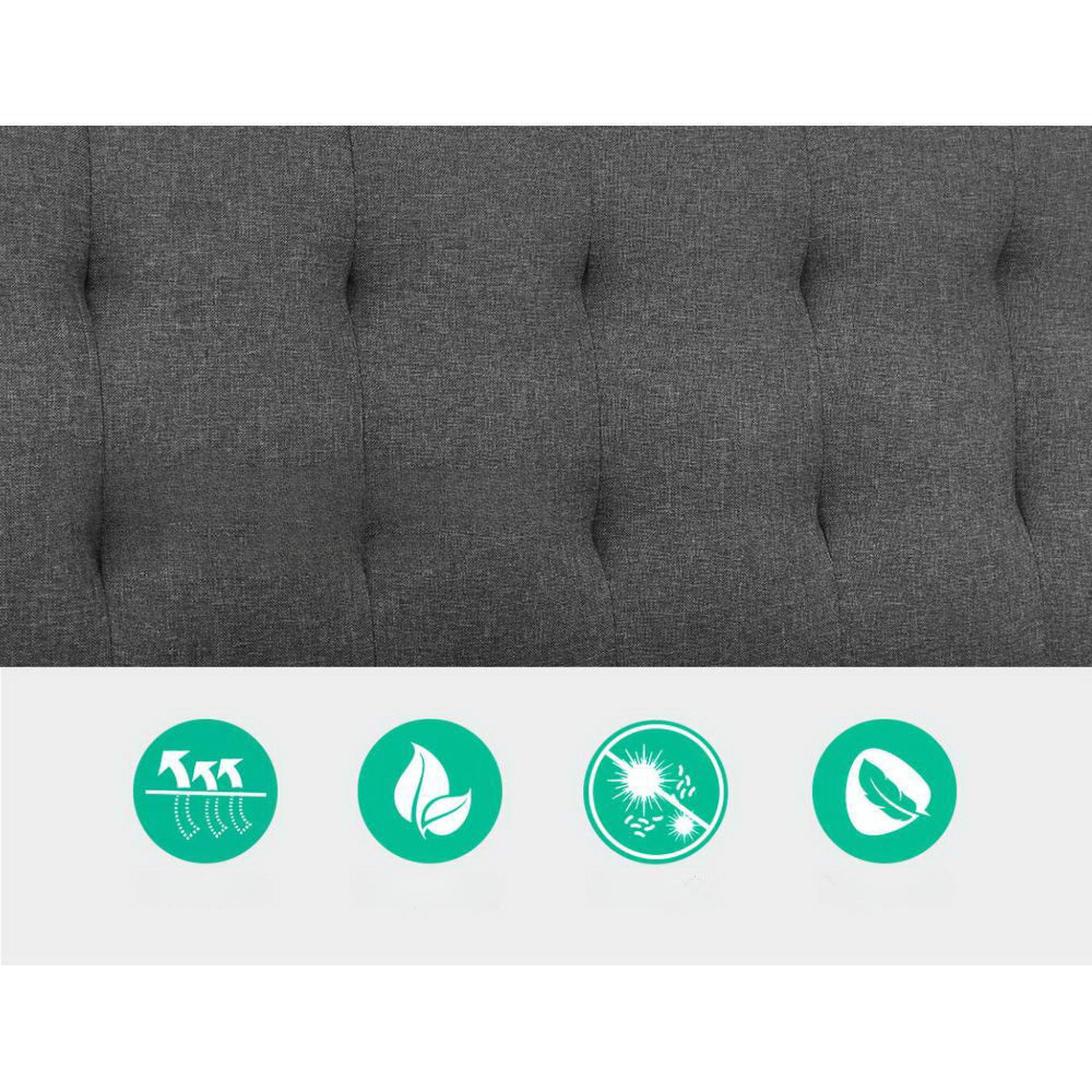 Linen Sofa Bed Lounge Chair Single Seater Modular Bed Set