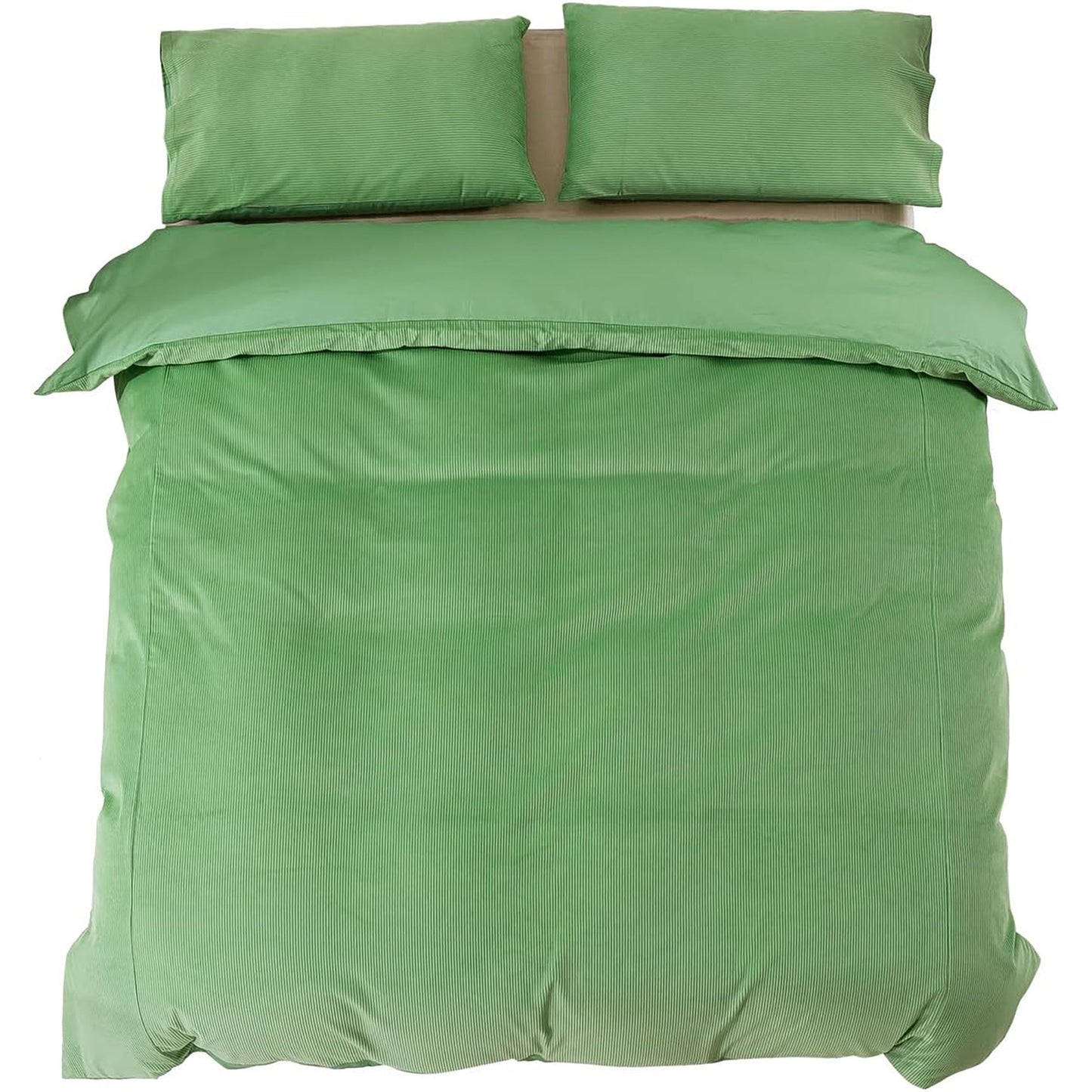 100% Soft Comfortable Cotton Corduroy Durable Doona Quilt Cover Set - Jade