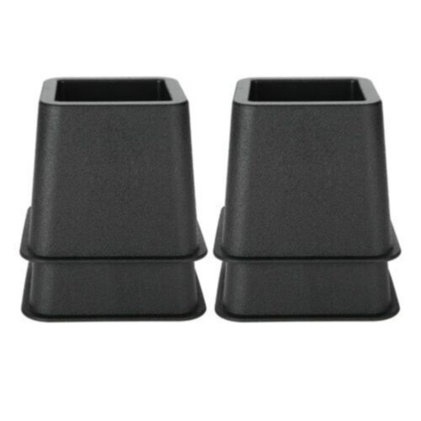 4 to 8pcs Black Furniture Leg Extender Stands Chair Bed Riser Elephant Feet