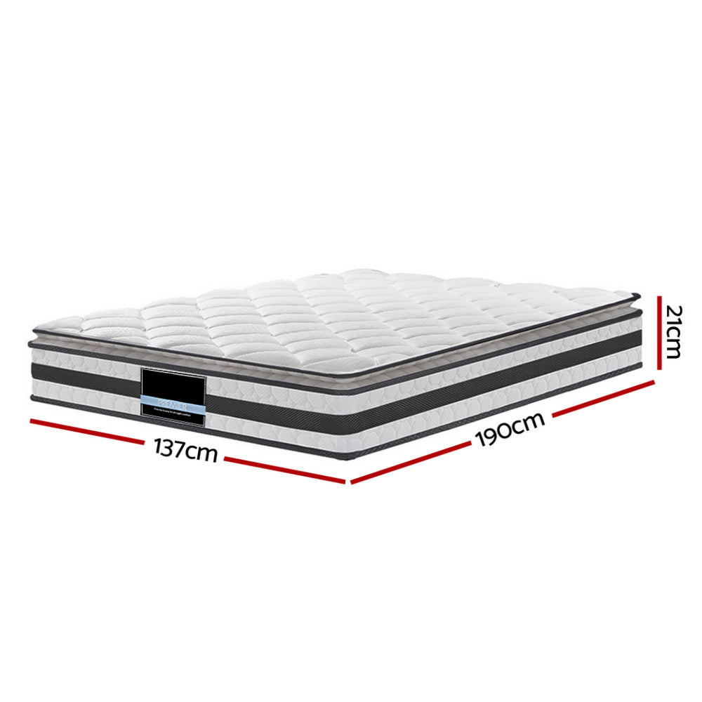 Bedding Bonnell Spring Mattress Topper - Single/King Single/ Double/Queen/King