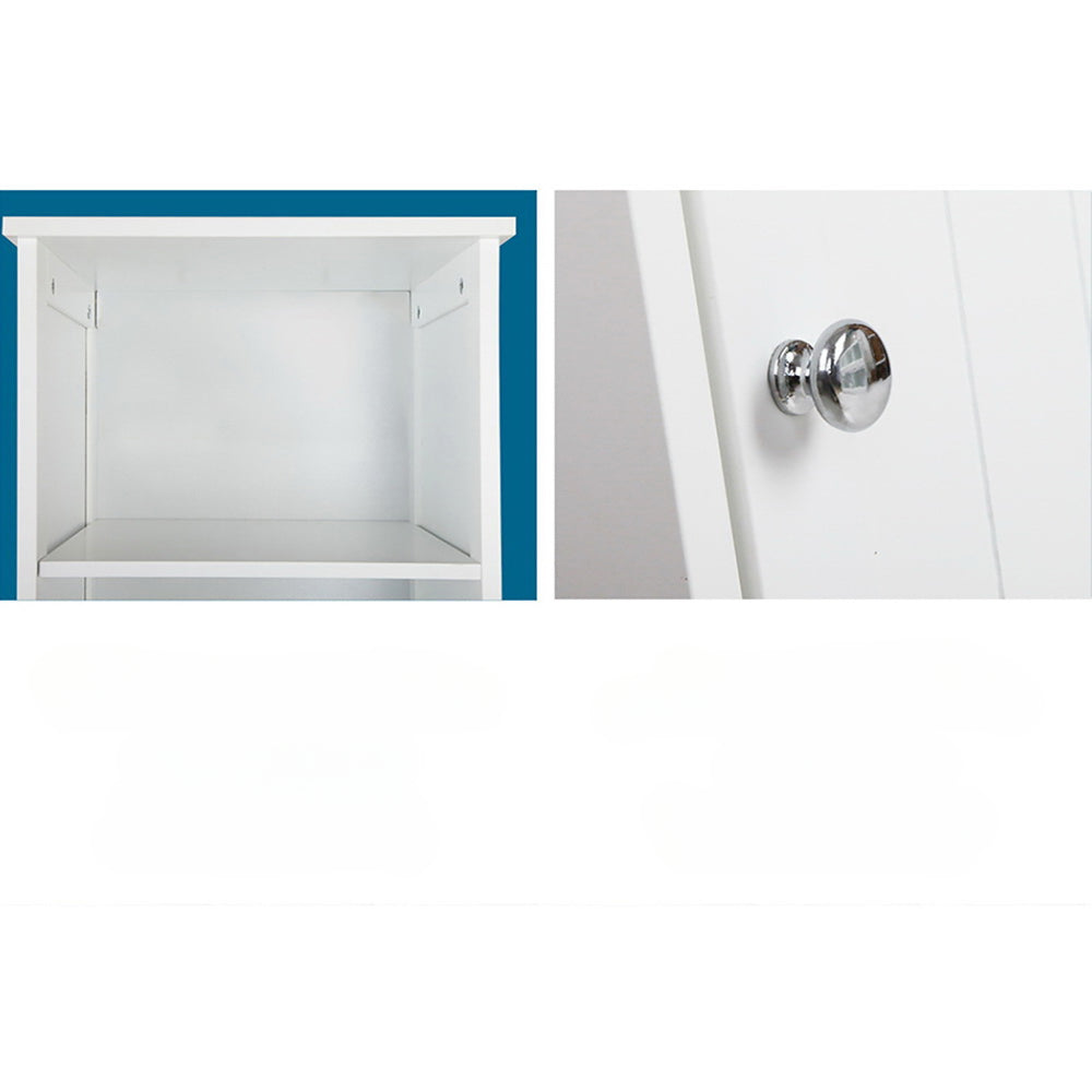 Bathroom Tallboy Furniture Toilet Storage Cabinet Laundry Cupboard Tall