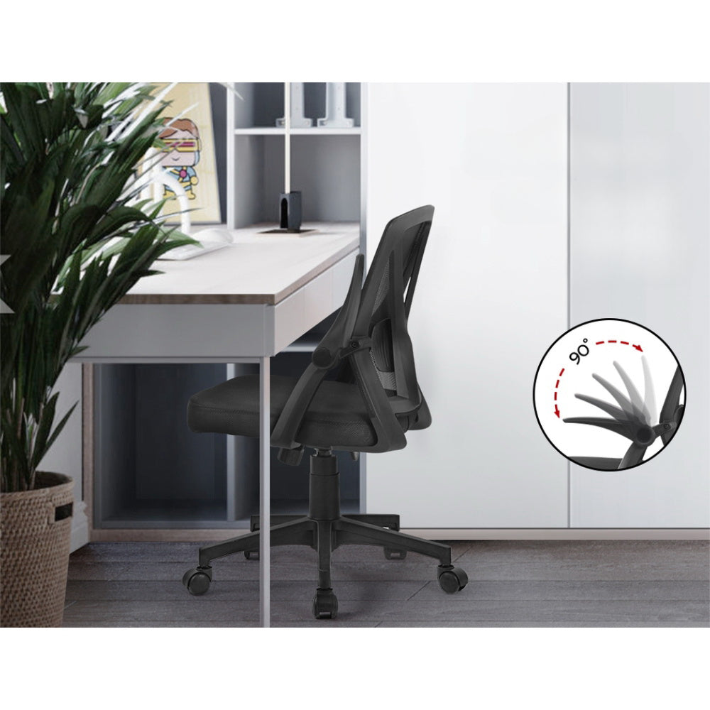 Gaming Office Chair Mesh Computer Chairs Swivel Executive Mid Back Black