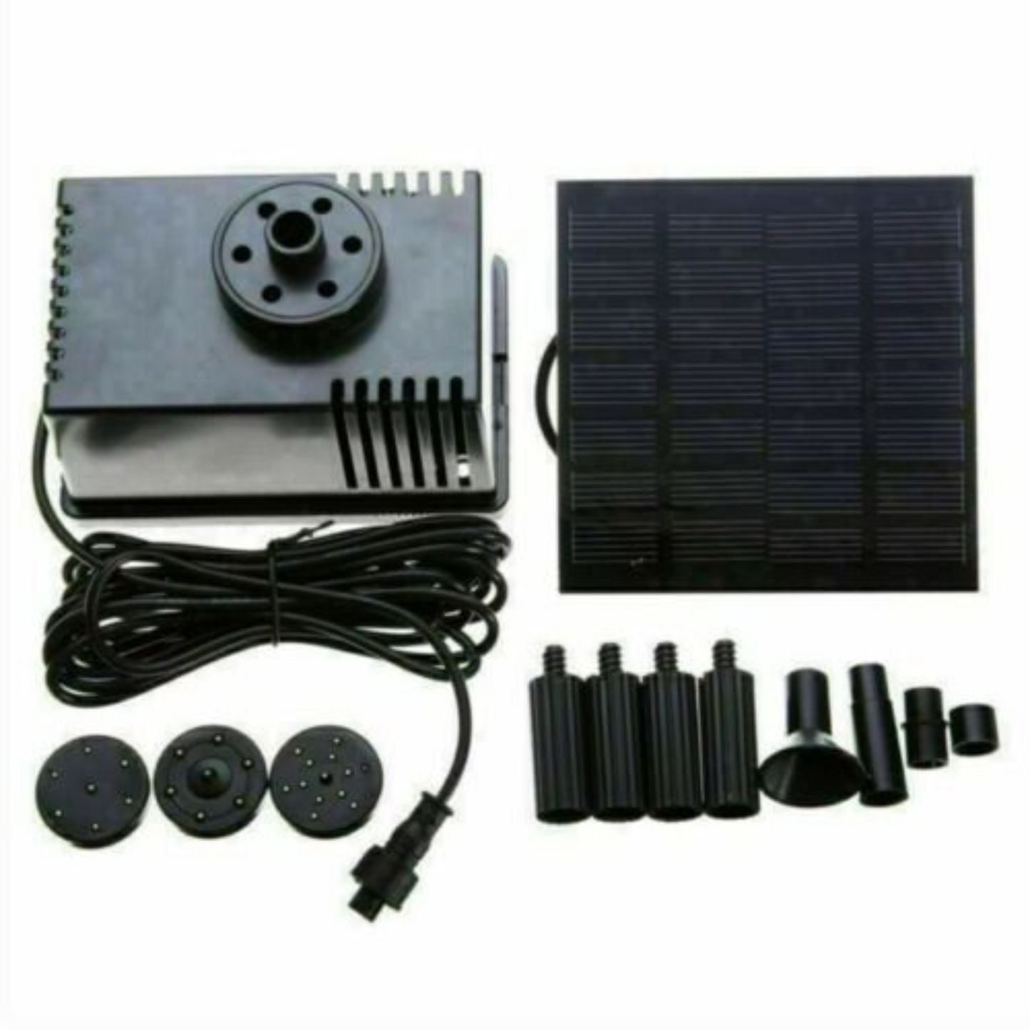 180LH Solar Panel Powered Water Feature Pump for Garden Pool Pond Aquarium Fountain
