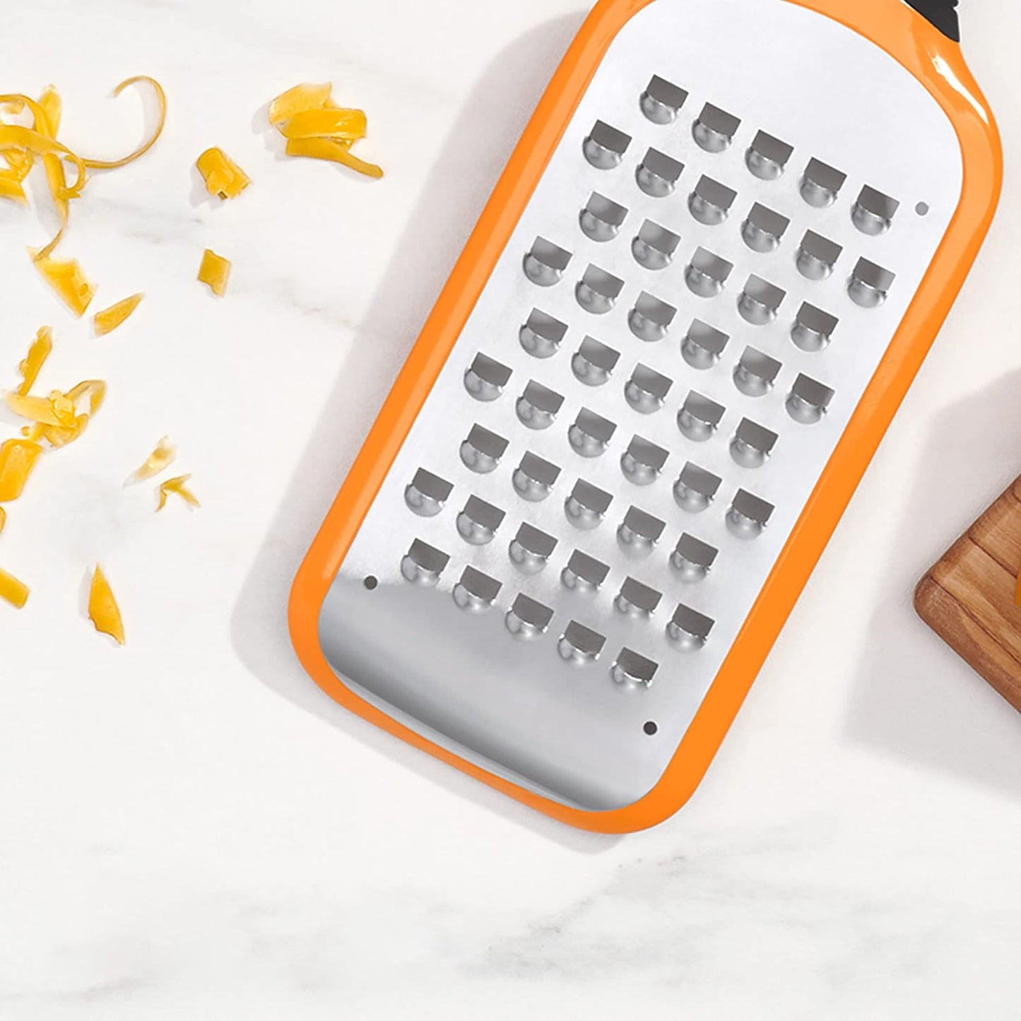 Etched Course Grater 11x3.5 Inch - Orange