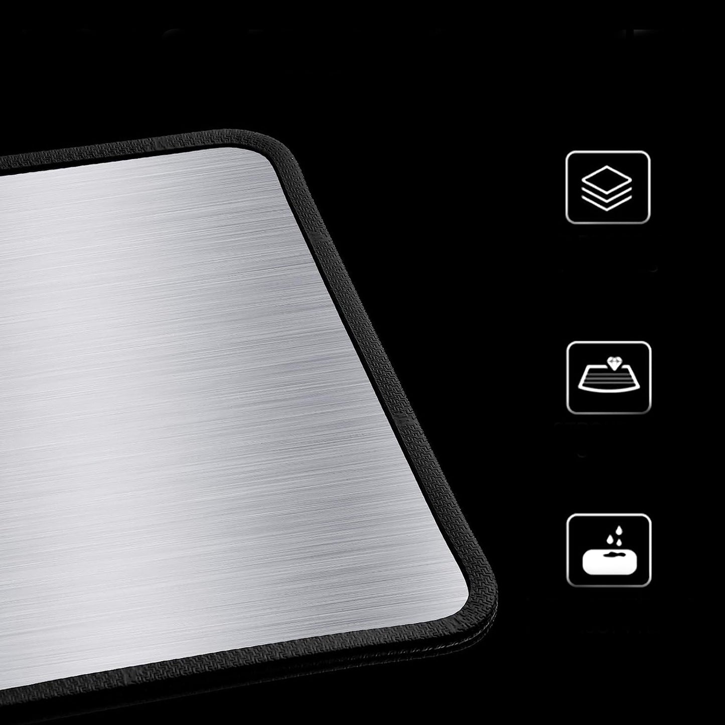 Stainless Steel Anti Splatter Screen Grease Guard for Gas Stove 3 Sides - 40x40x30 cm