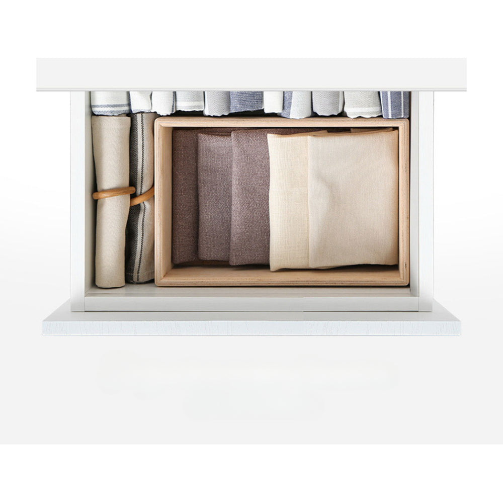 Shoe Cabinet 3 Tier Shoes Storage Drawer High Gloss White Rack Shelf