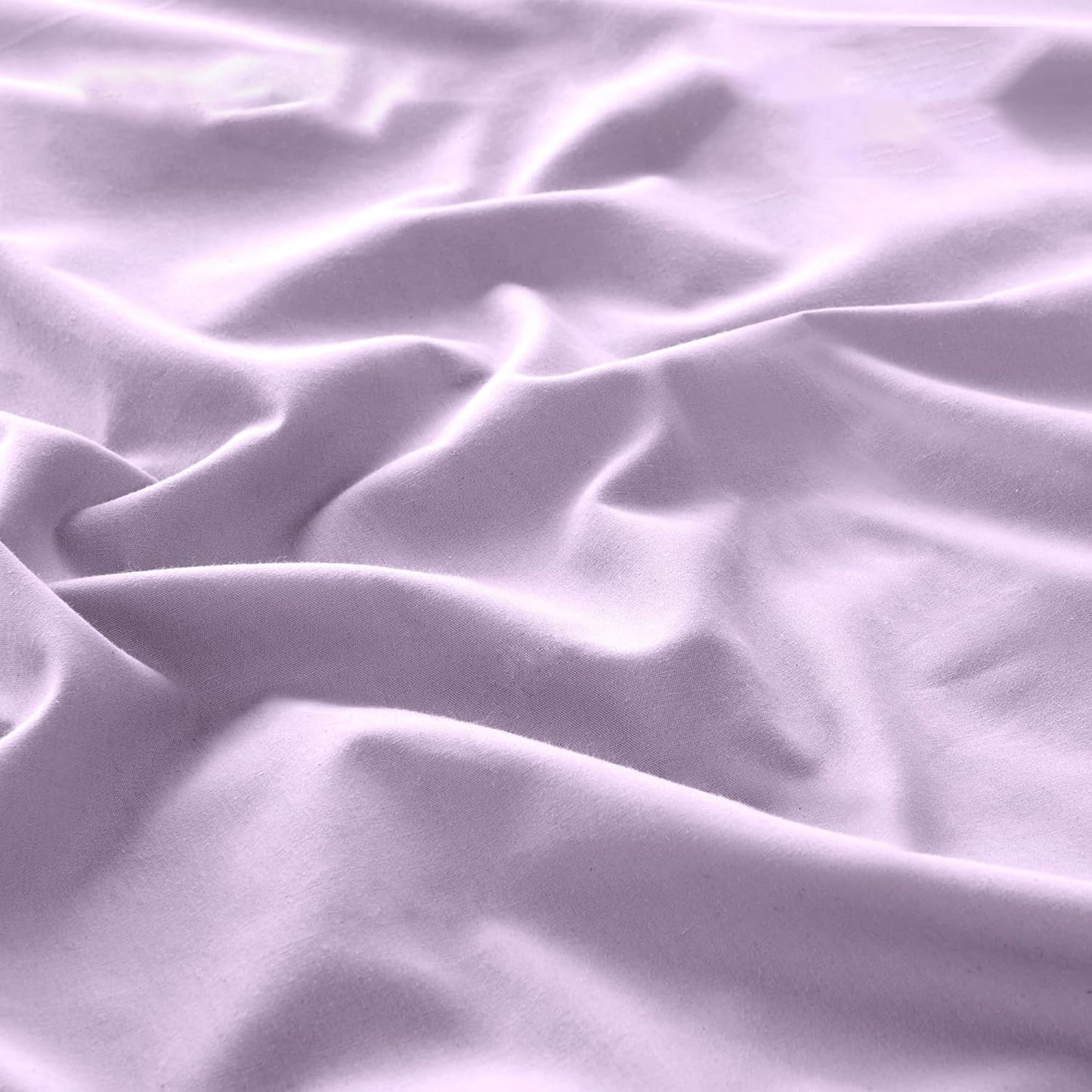 1200TC Sateen Weave Premium 100% Cotton Fitted Sheet - Lavender