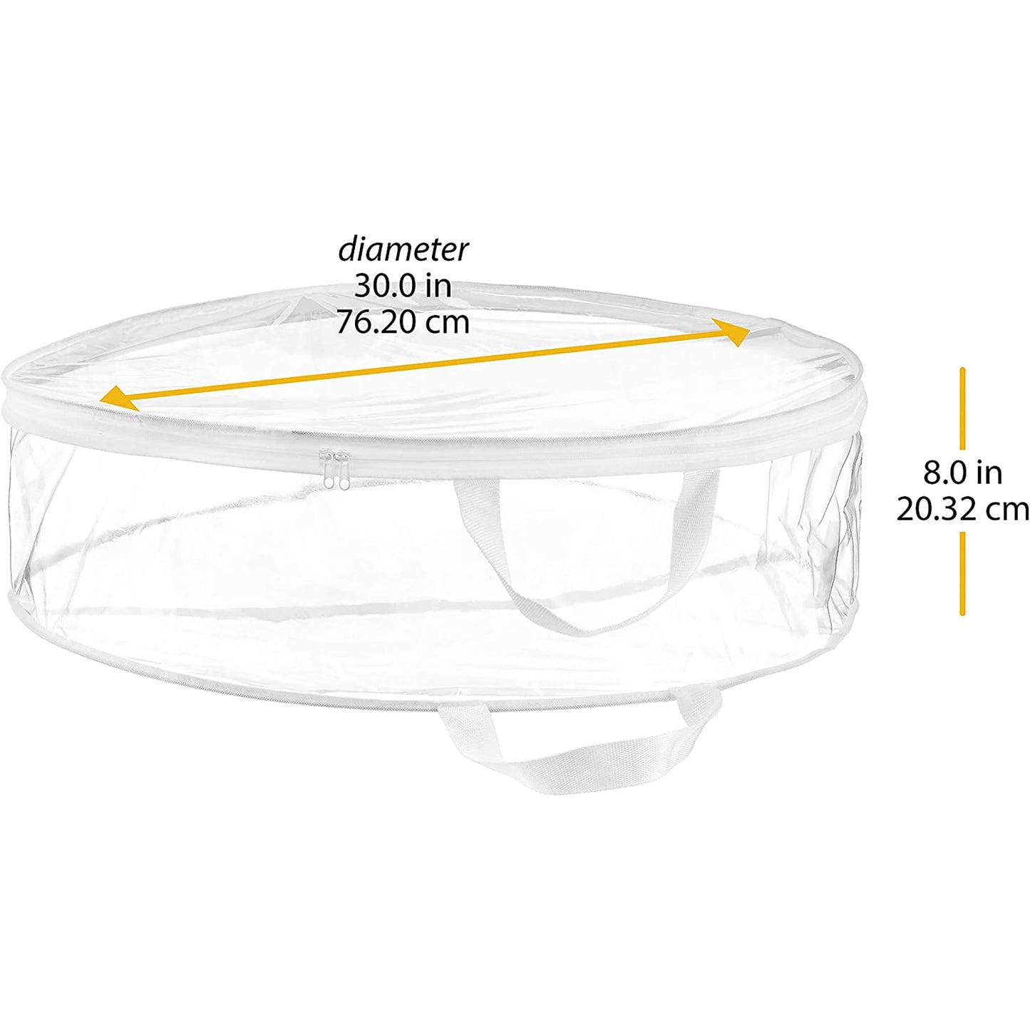 Heavy Duty Clear Everyday Wreath Bag 30 Inch