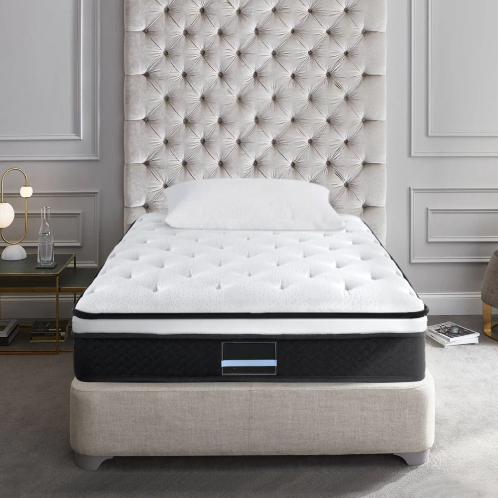 Bedding Euro Top Bonnell Spring Mattress - Single/King Single/Double/Queen/King