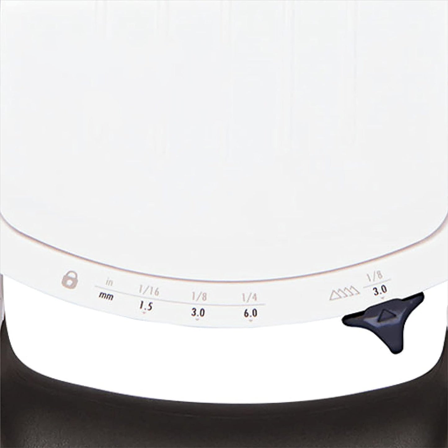 Simple Mandoline Slicer Soft Grip Handle - White