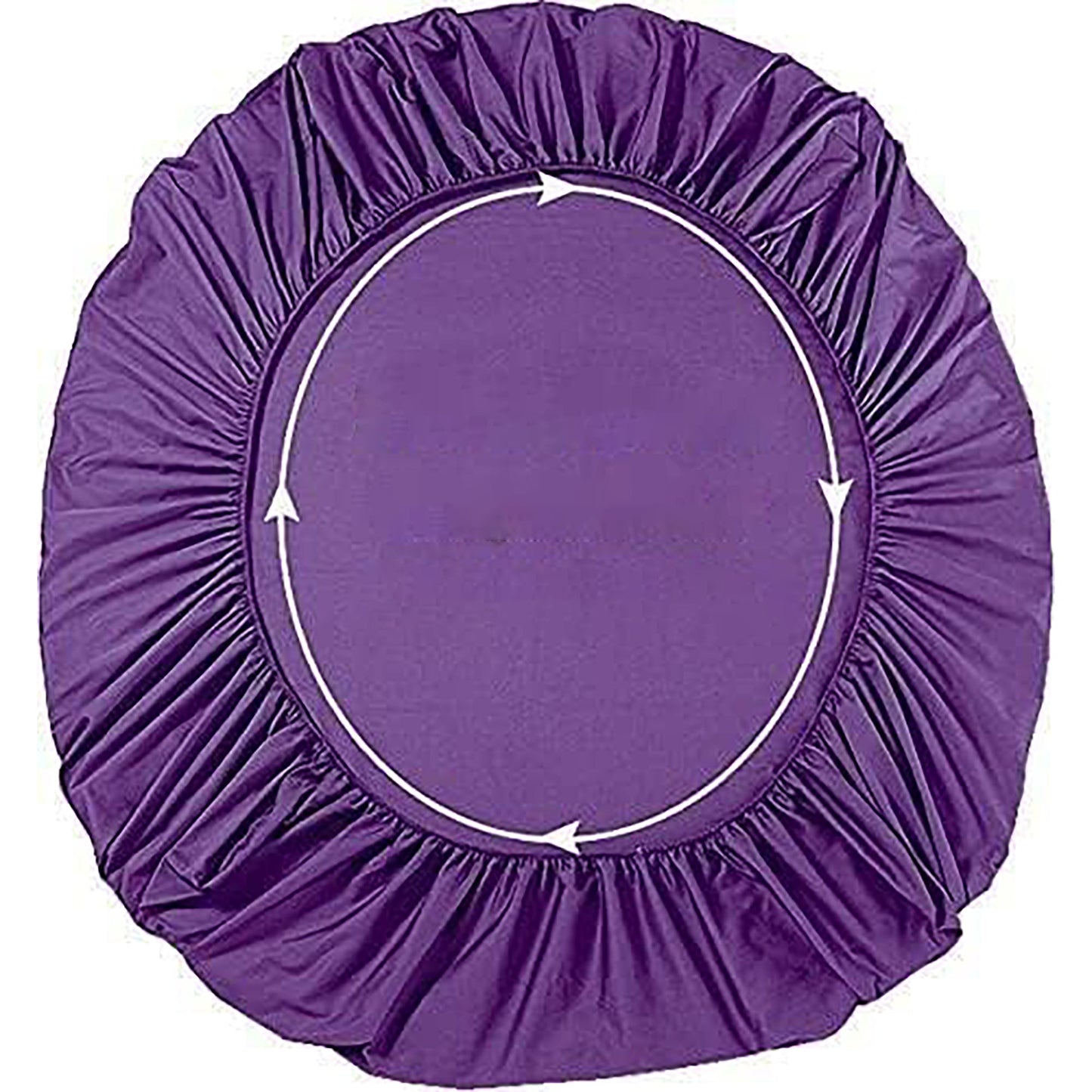 2000 TC Full Elastic Soft and Luxury Deep Pocket Fitted Bed Sheet - Purple