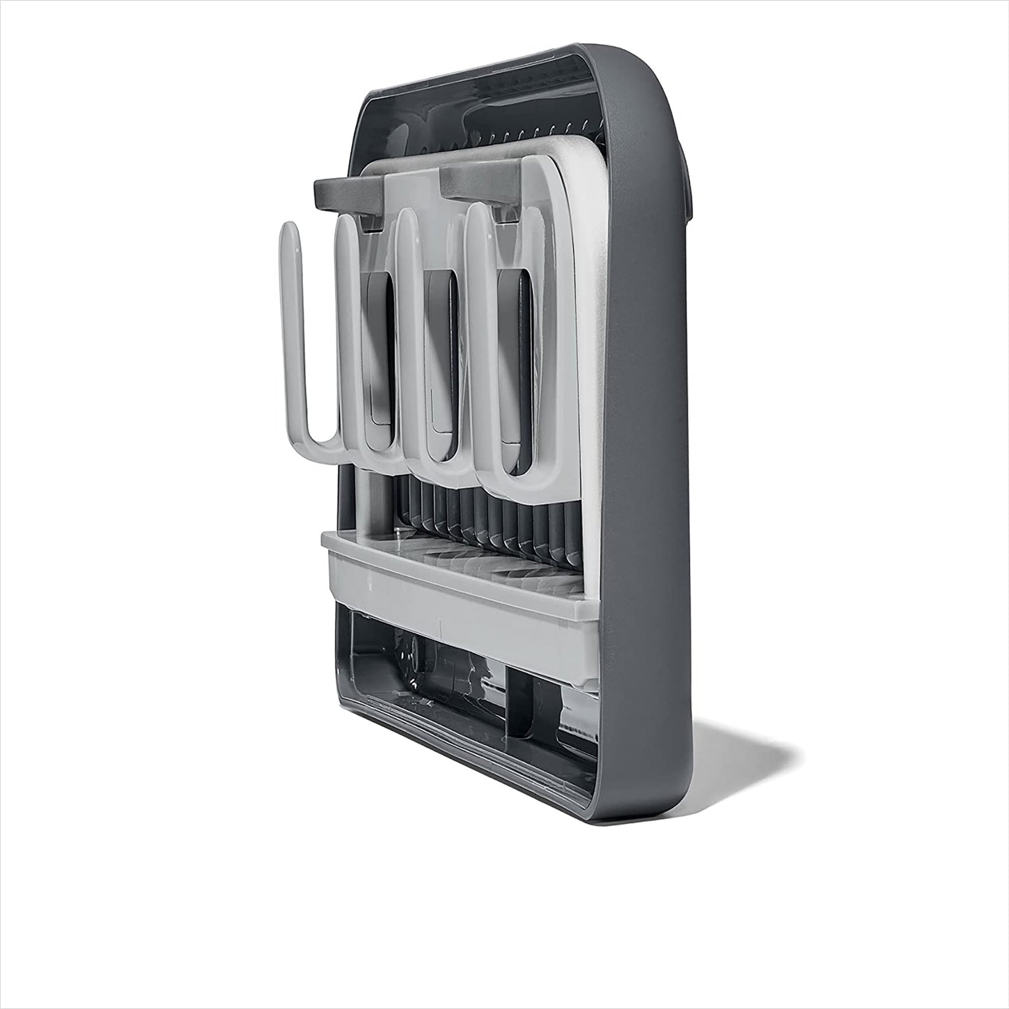 Alluminum Water Bottle Drying Rack - Black and Grey