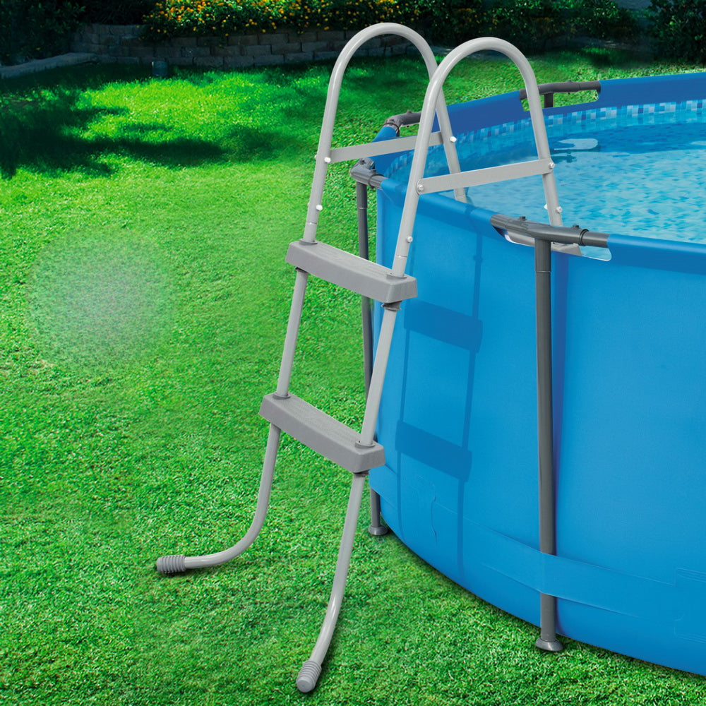 Ladder Above Ground Swimming Pools 84cm 32 inch Deep Removable Steps
