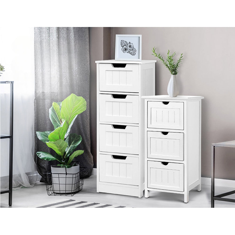 Storage Cabinet Chest of Drawers Dresser Bedside Table Bathroom Stand