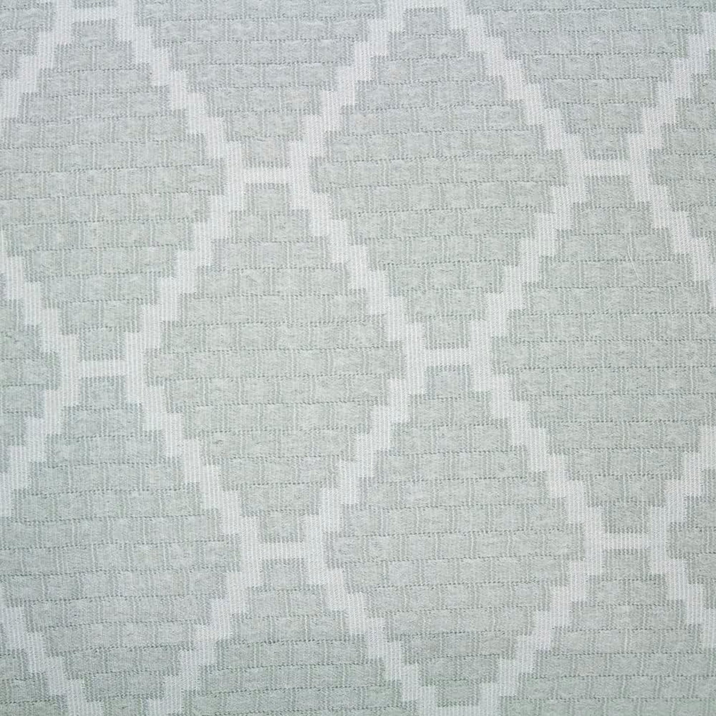 Elmer Cotton Quilt Cover Set - Sage Green Geometric