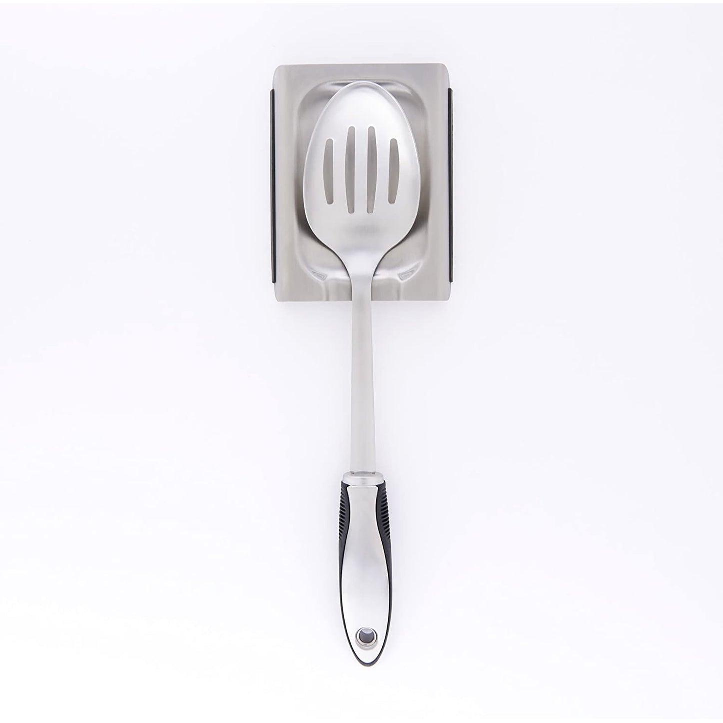 Stainless Steel Slotted Spoon Kitchen Utensil - Silver
