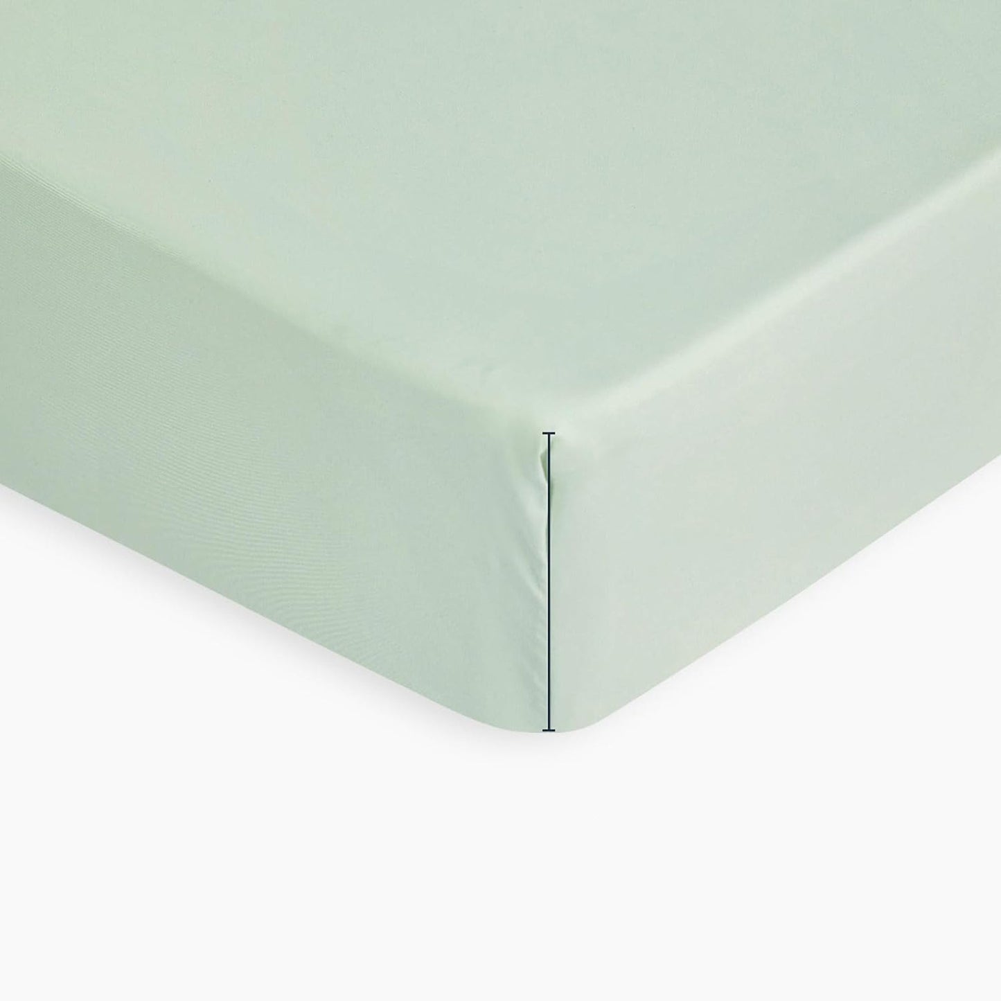 1000TC Ultra Soft Microfibre Extra Deep Fitted Sheet Set - Sage Green