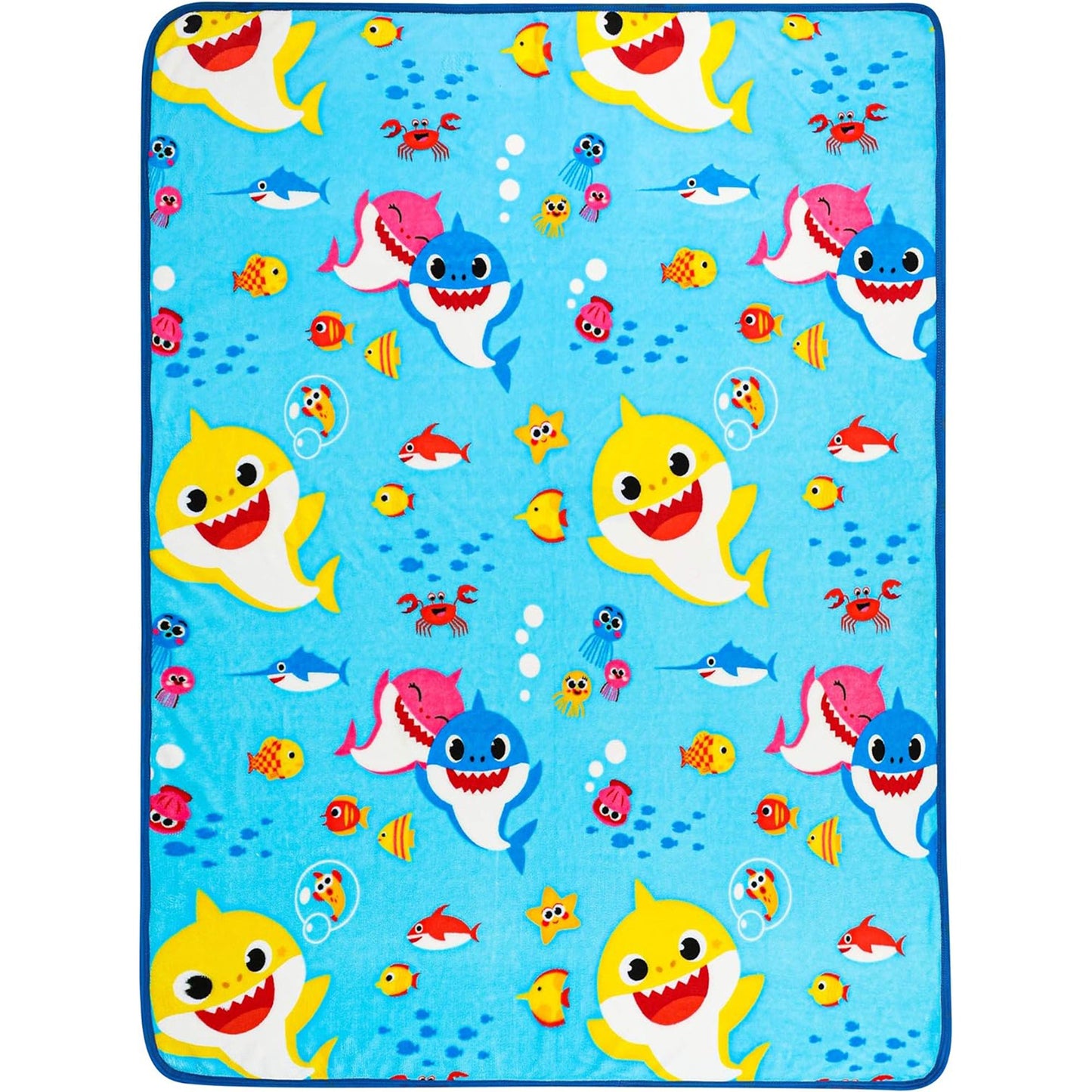 Bedding Super Soft Plush Throw Blanket - Baby Shark