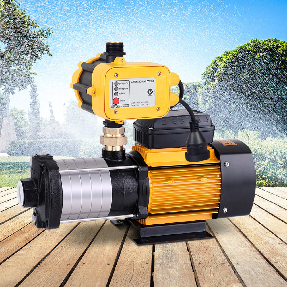 Multi Stage Water Pump Pressure Tank Garden Irrigation - 2500W
