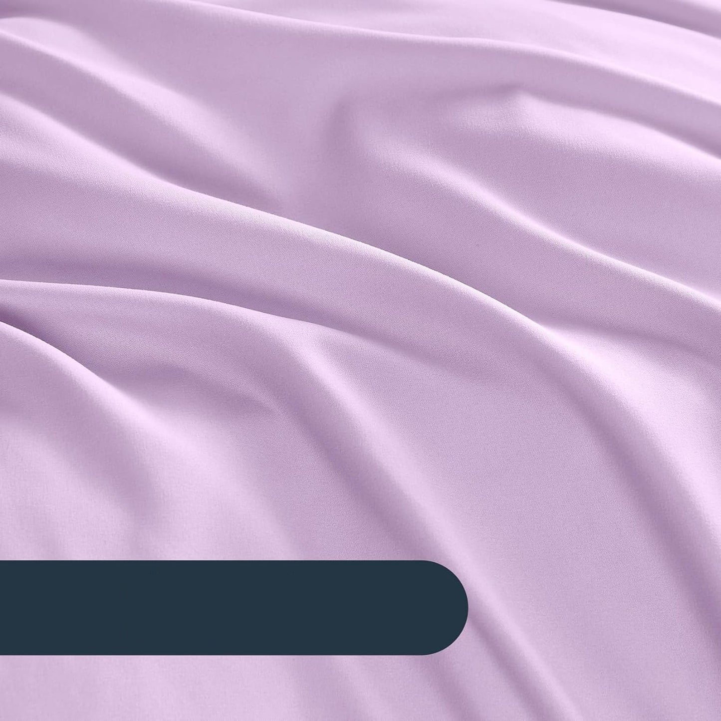 1000TC Ultra Soft Microfiber Duvet Doona Cover Bedding Quilt Cover Set - Lilac