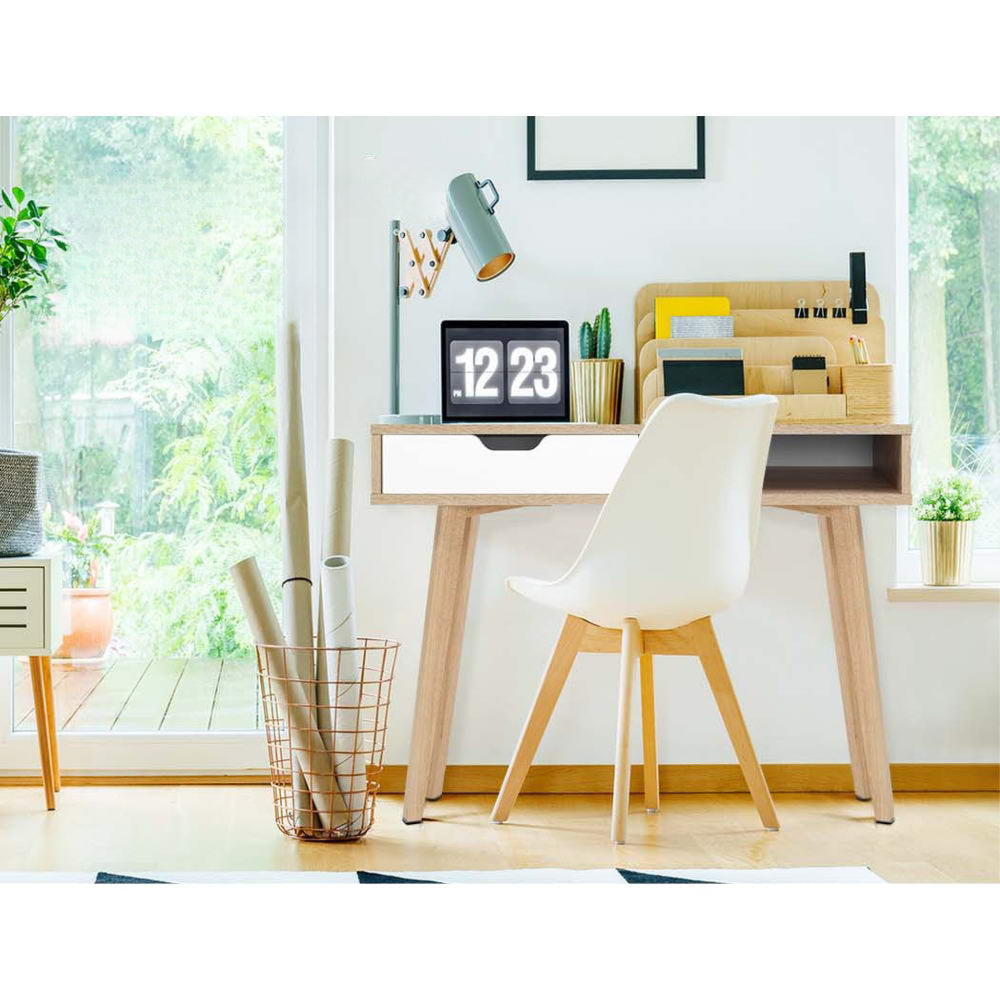 2 Drawer Wood Computer Desk