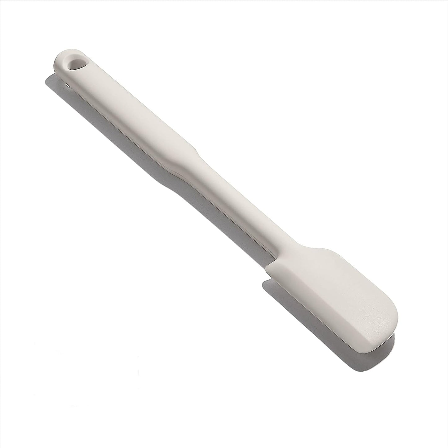 Silicone Jar Spatula 10.8x1.3 Inch - White