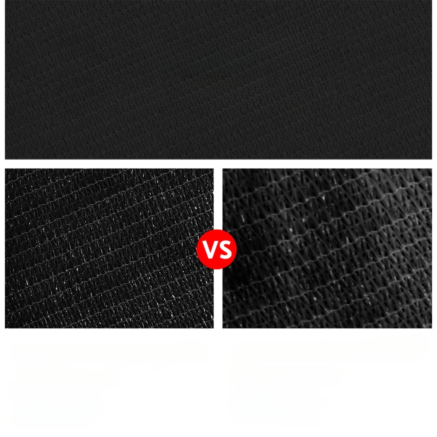 Shade Sail Sun Shadecloth Black 280GSM - 4x6m