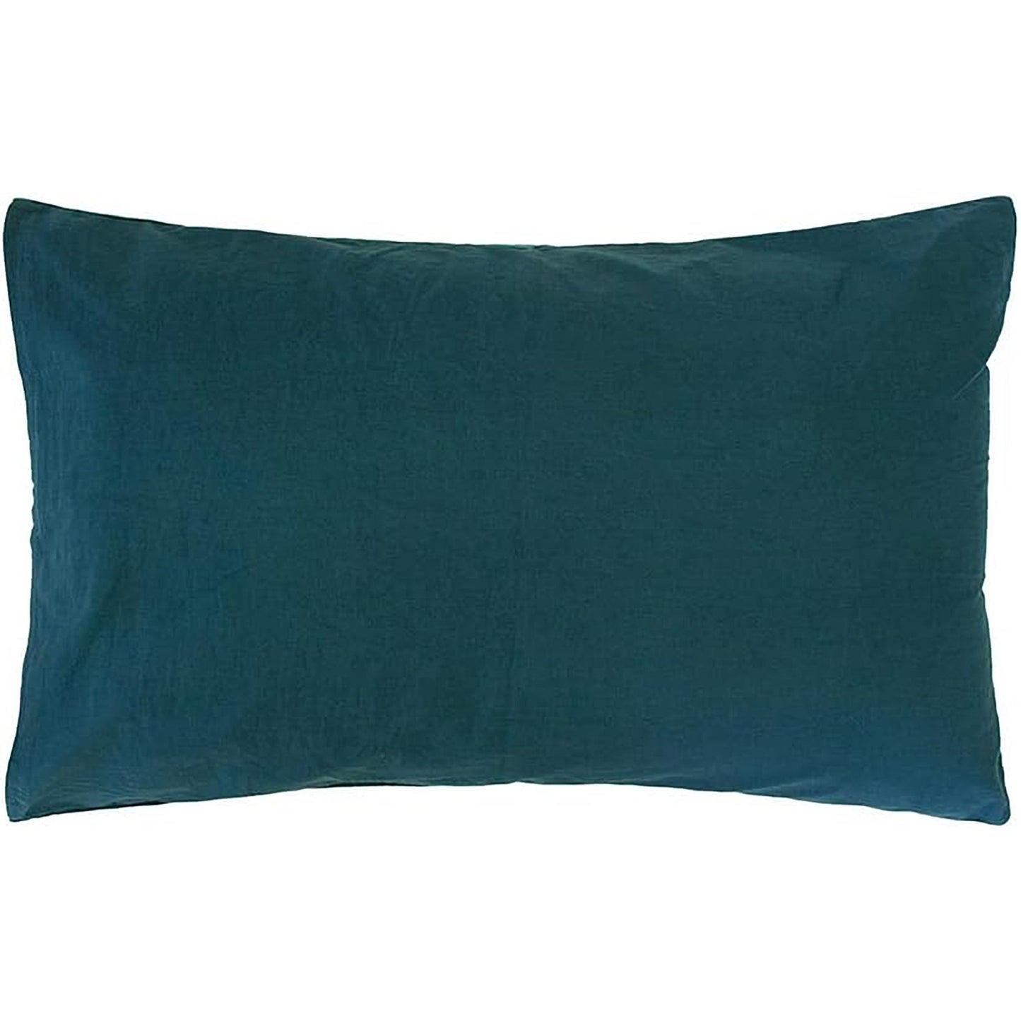 Emerson Cotton Quilt Cover Set - Solid Blue