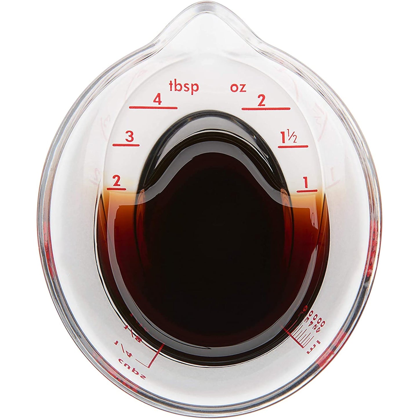 BPA Free Mini Angled Clear Measuring Cup - 2 Oz
