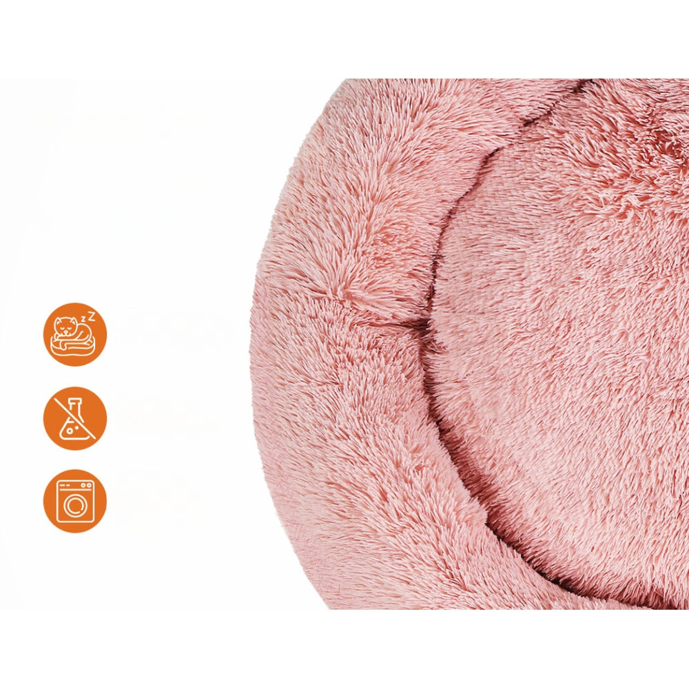 Indoor Dog Bed Pet Bed Cat Large 90cm - Pink