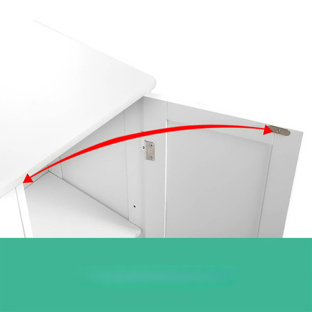 Bathroom Tallboy Storage Cabinet - White