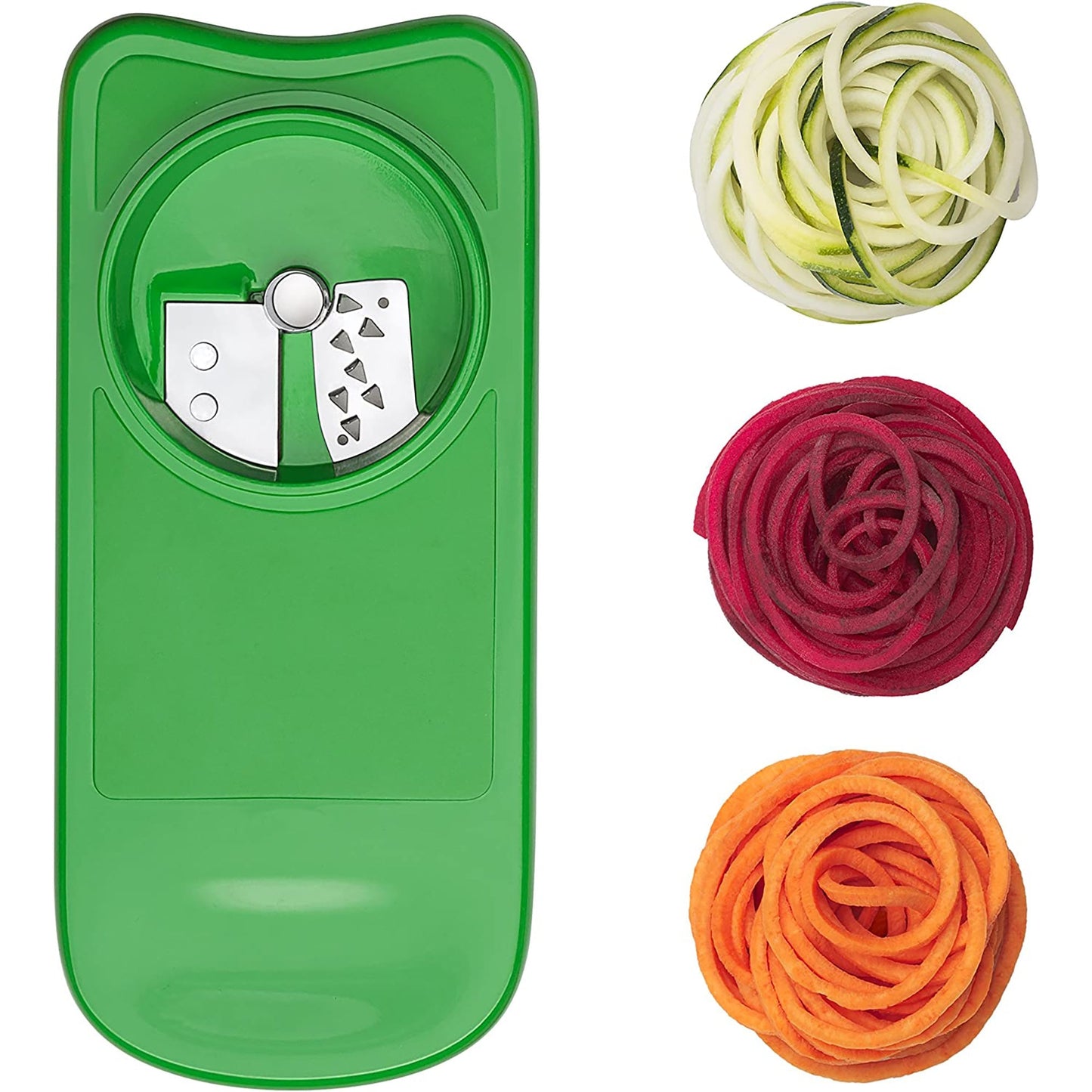 Stainless Steel Spiralize Grate and Slice Set Multi Colour