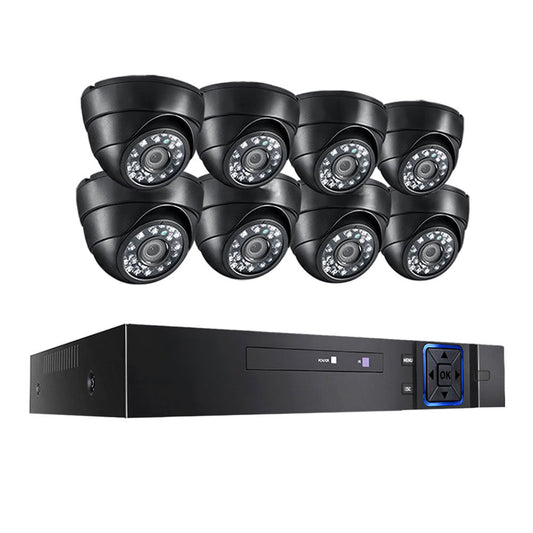 1080P CCTV Security Camera 8CH Dome DVR