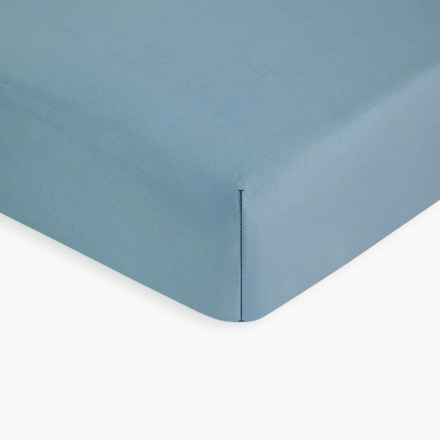 1000TC Ultra Soft Microfibre Extra Deep Fitted Sheet Set - Steel Blue