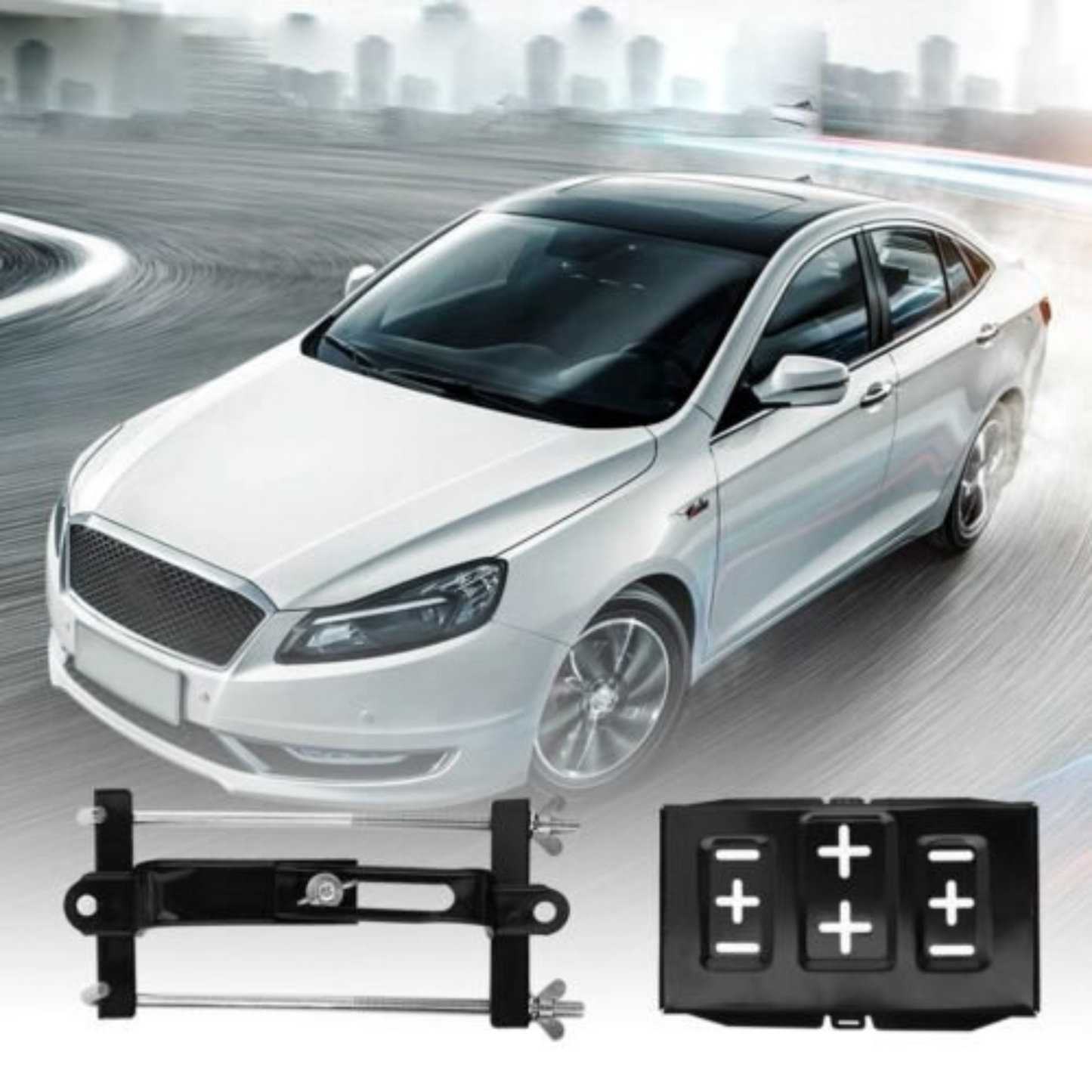 Universal Car Battery Tray Adjustable Hold Down Clamp Bracket 135 to 190mm