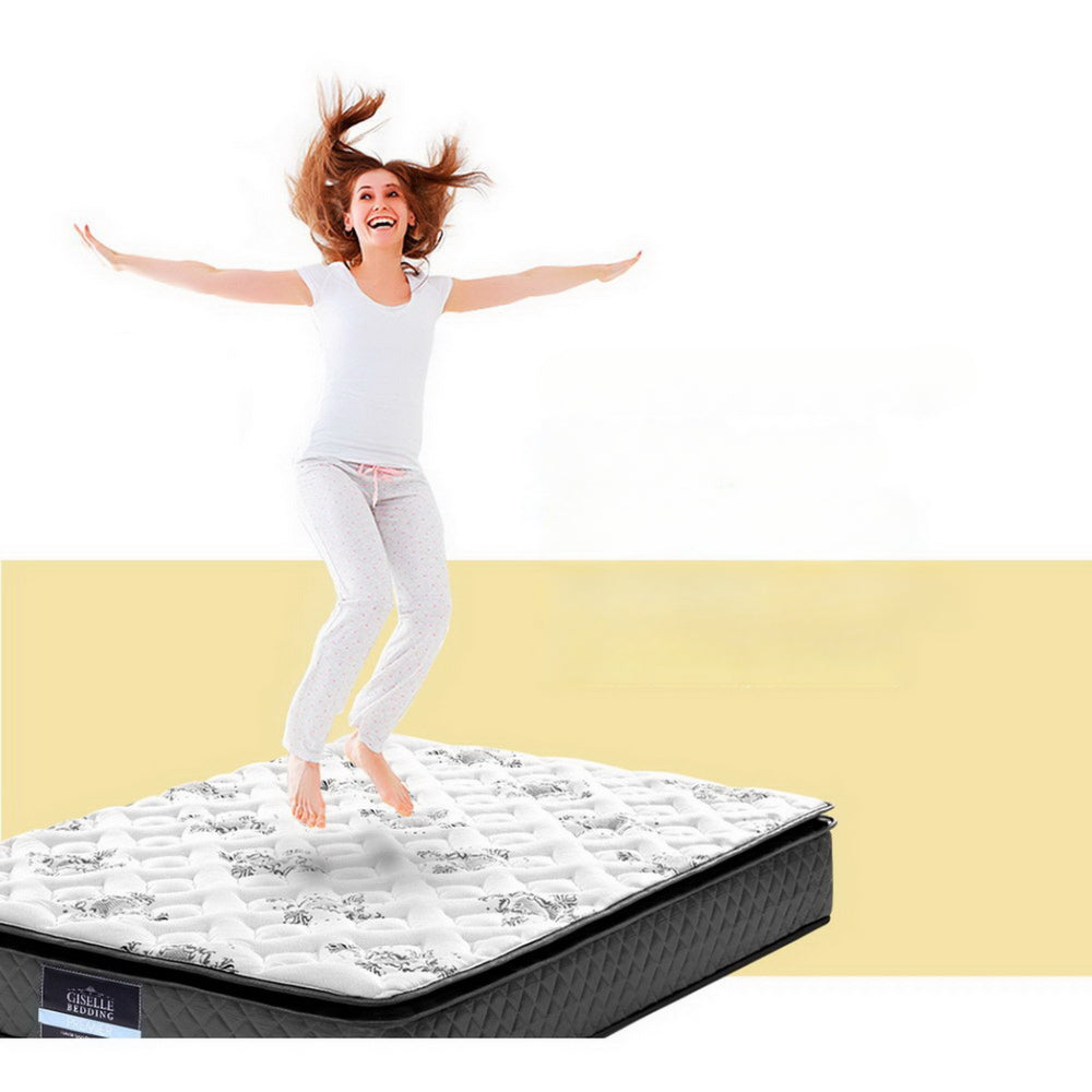 Bedding Bonnell Spring Mattress Topper - Single/King Single/Double/Queen/King