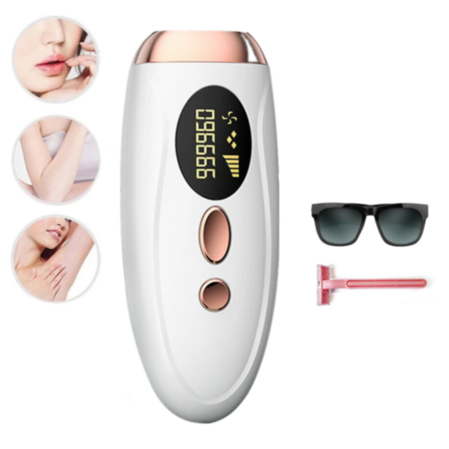 Permanent IPL Laser Hair Removal Epilator for Facial and Body