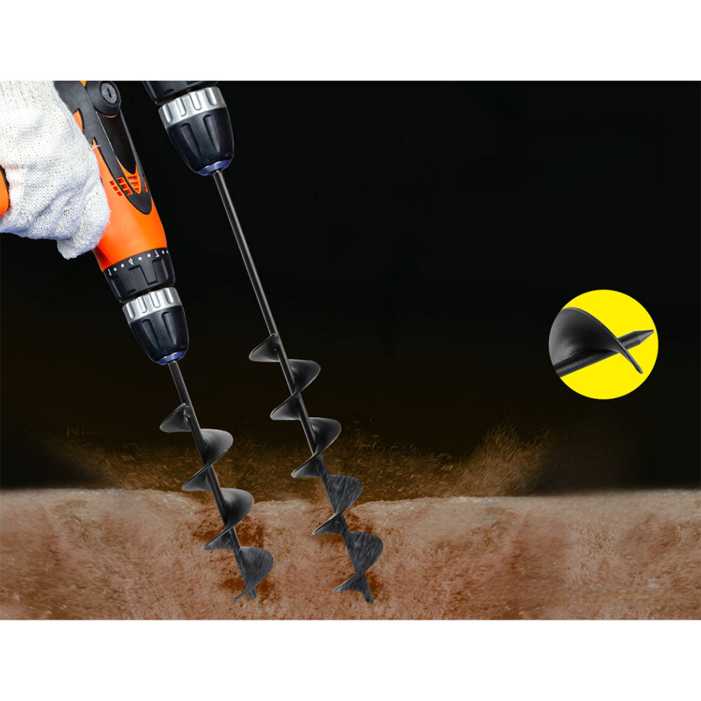 Power Garden Spiral Auger Hole Digger Earth Drill Bit - 600mm