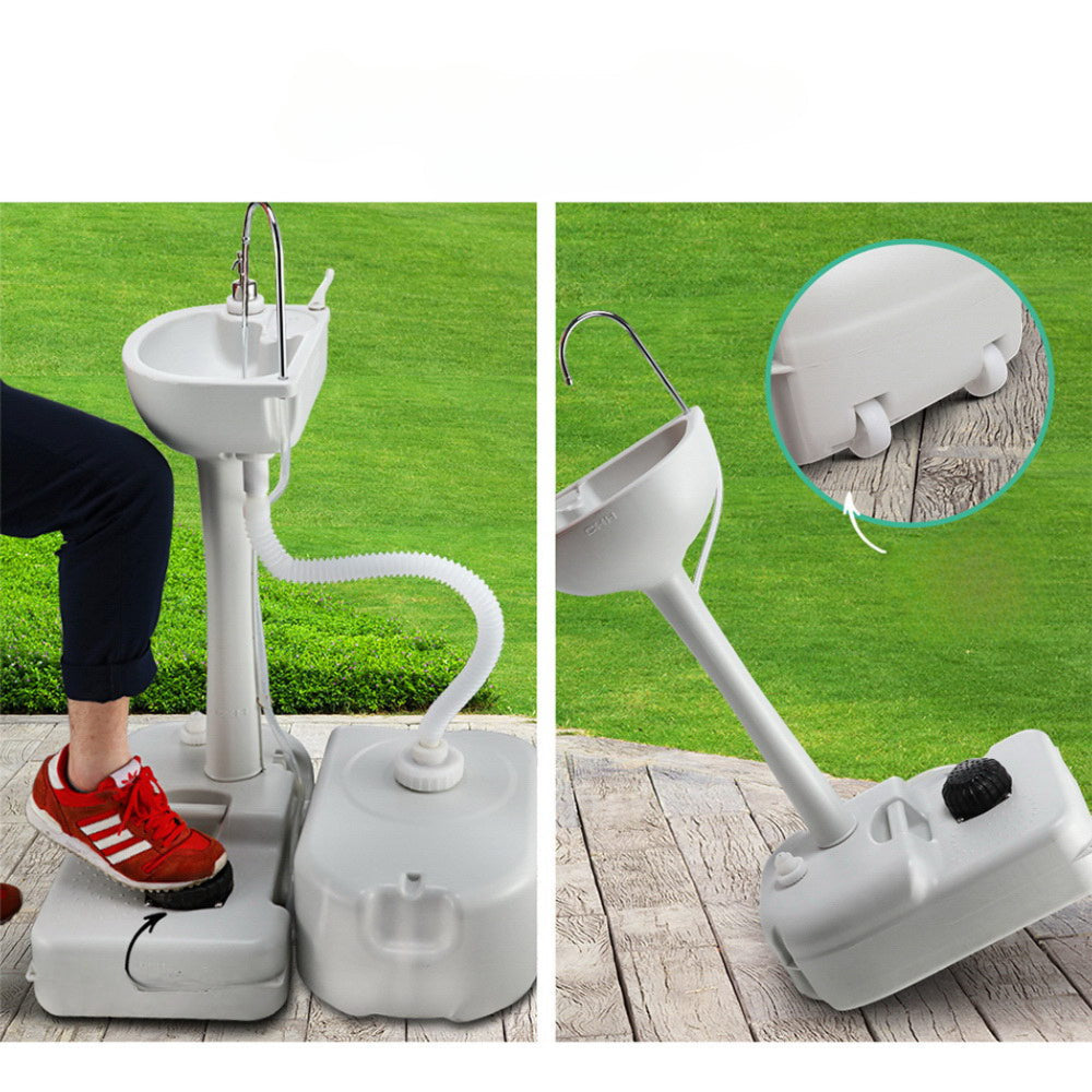 Outdoor Portable Camping Wash Basin - 43L