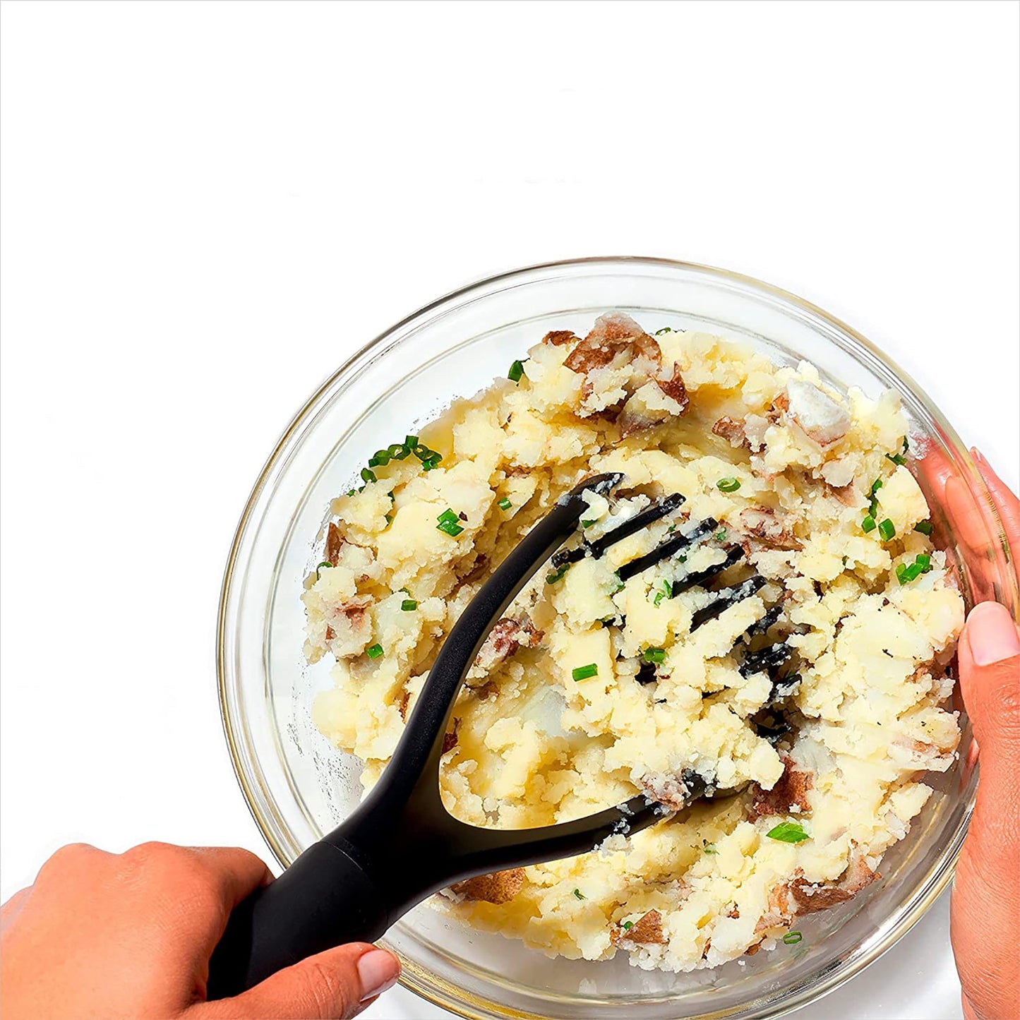 Nylon Potato Masher 10x3.75 Inch - Black