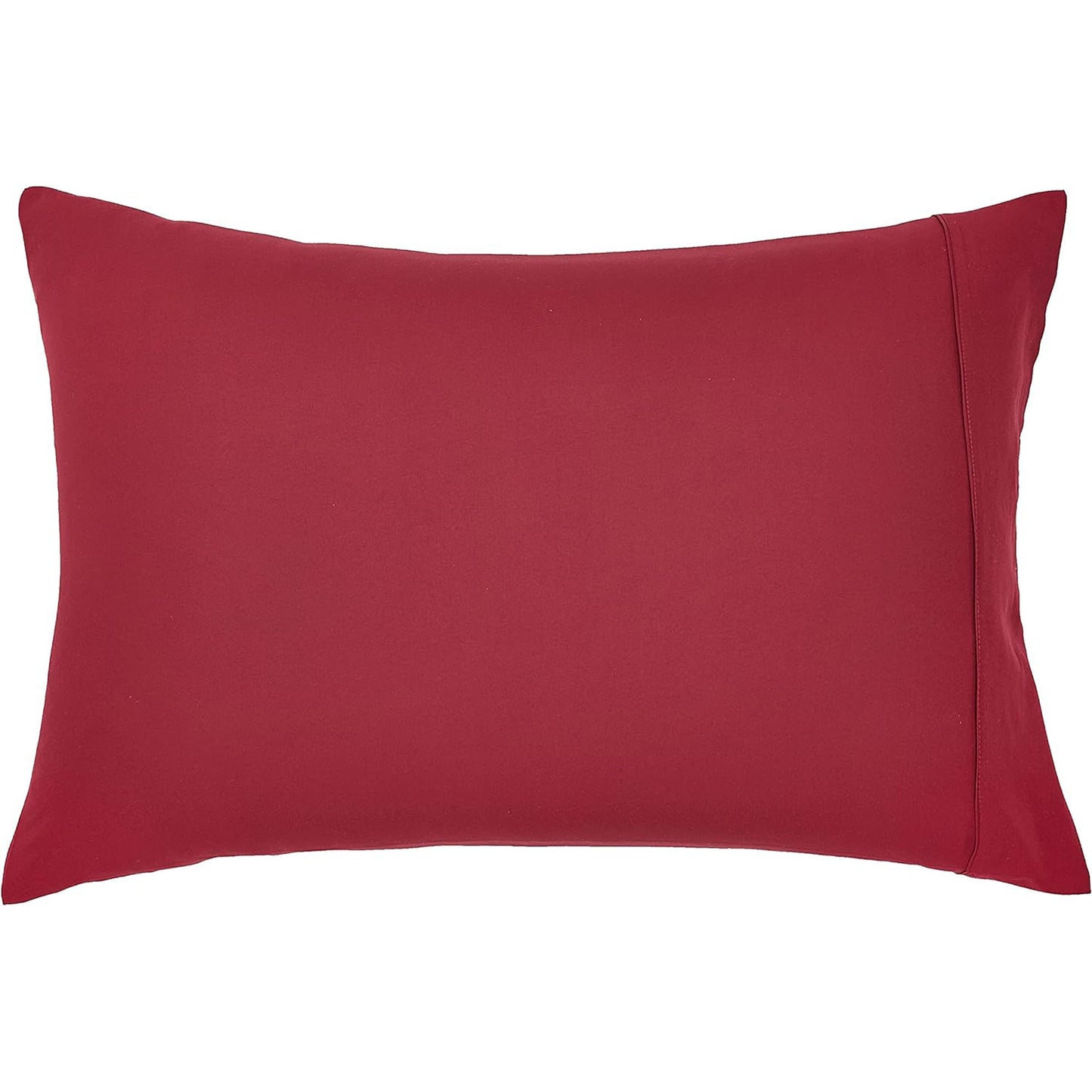 Lightweight Super Soft Easy Care Microfibre Pillowcase - Burgundy